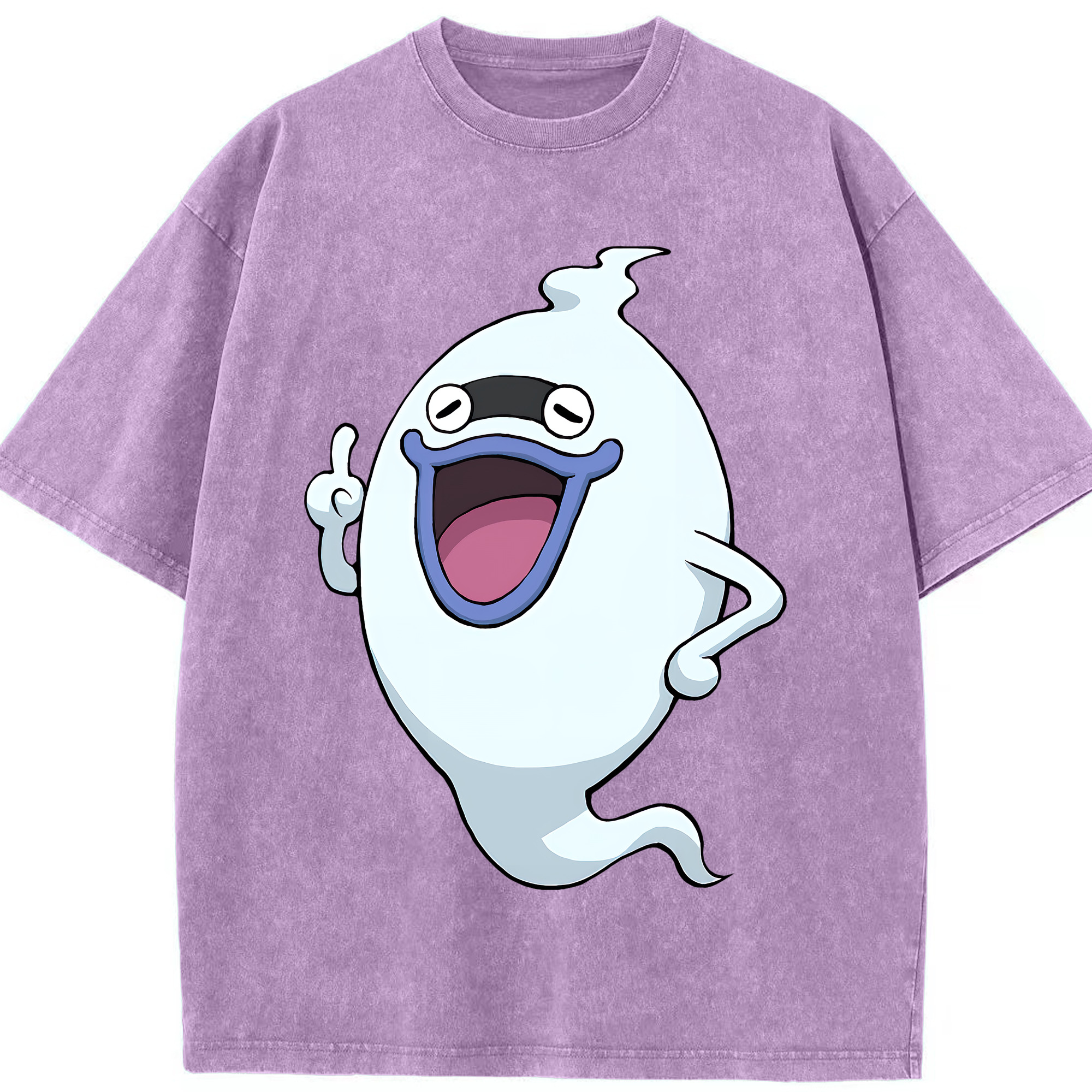 （画像用） 妖怪ウォッチ Yo-kai Watch 綿100% ヴィンテージ風 半袖Tシャツ（フロントプリント）