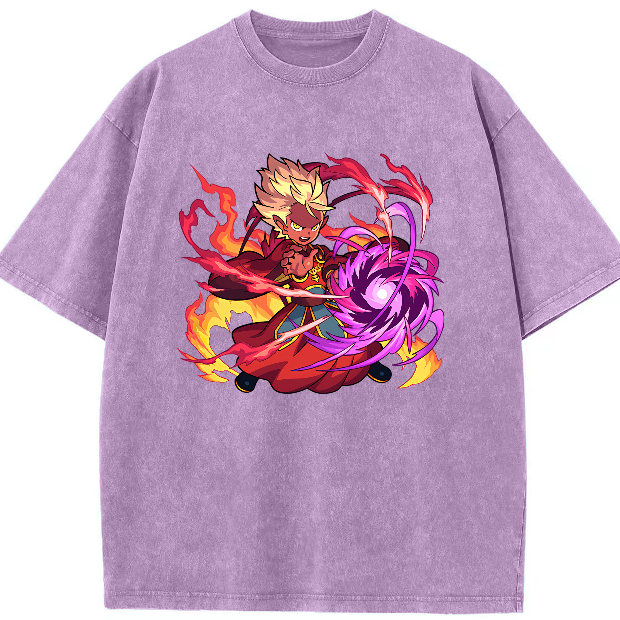 （画像用） 妖怪ウォッチ Yo-kai Watch 綿100% ヴィンテージ風 半袖Tシャツ（フロントプリント）