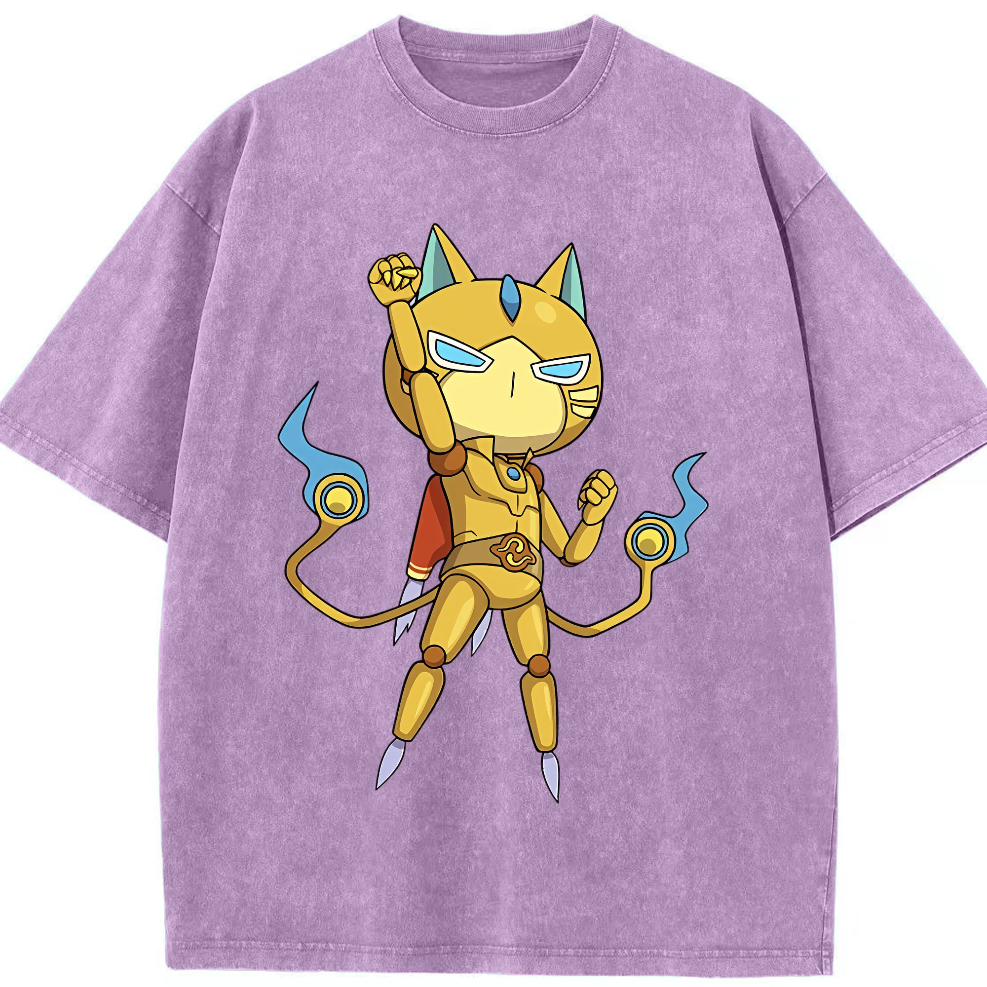 （画像用） 妖怪ウォッチ Yo-kai Watch 綿100% ヴィンテージ風 半袖Tシャツ（フロントプリント）
