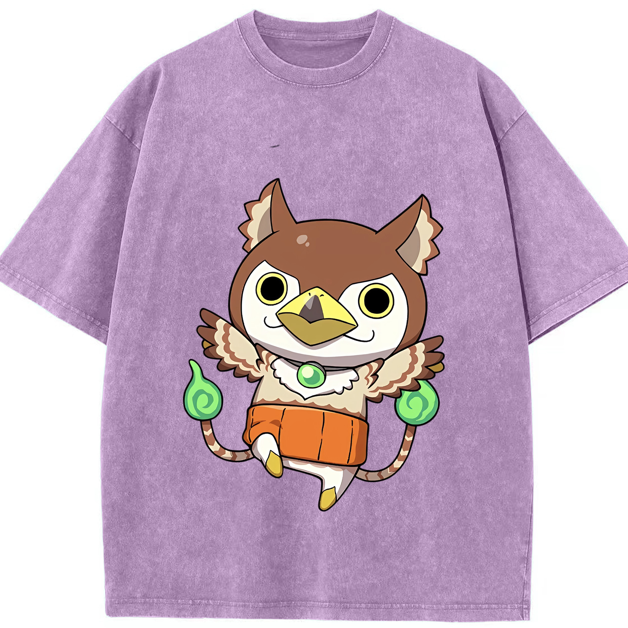 （画像用） 妖怪ウォッチ Yo-kai Watch 綿100% ヴィンテージ風 半袖Tシャツ（フロントプリント）