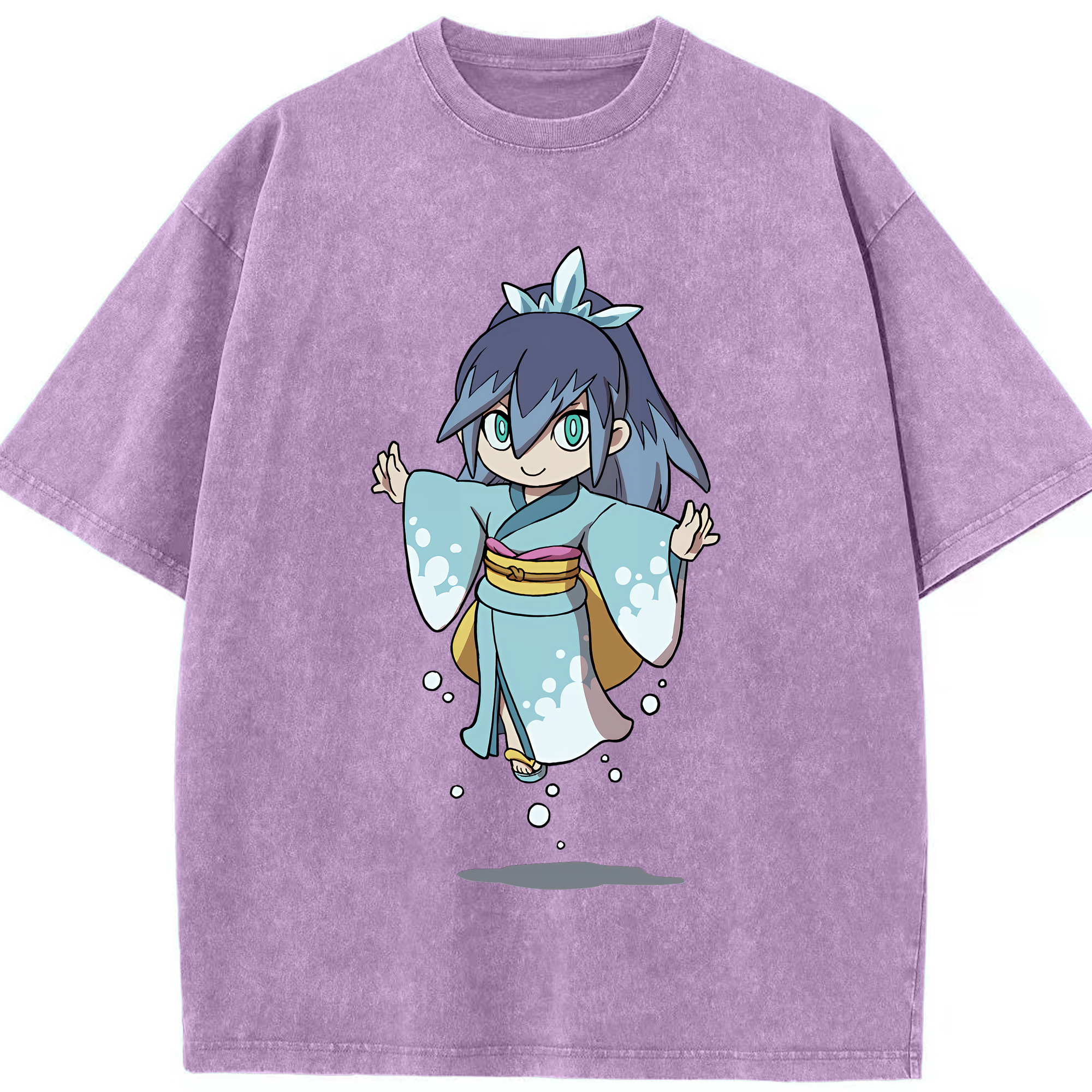 （画像用） 妖怪ウォッチ Yo-kai Watch 綿100% ヴィンテージ風 半袖Tシャツ（フロントプリント）