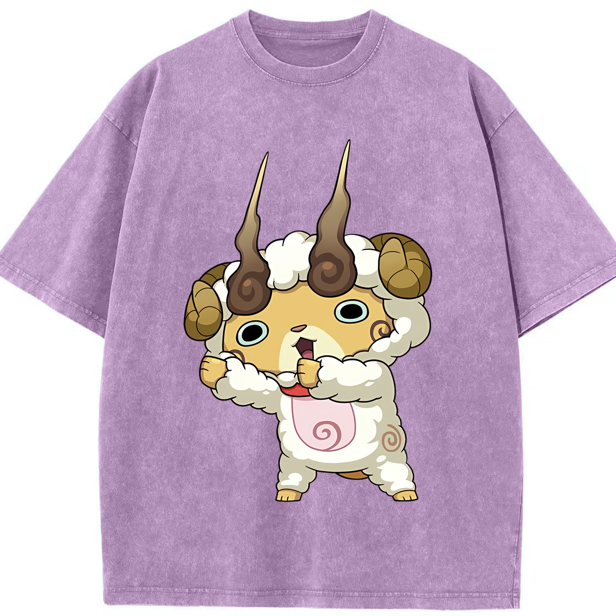 （画像用） 妖怪ウォッチ Yo-kai Watch 綿100% ヴィンテージ風 半袖Tシャツ（フロントプリント）