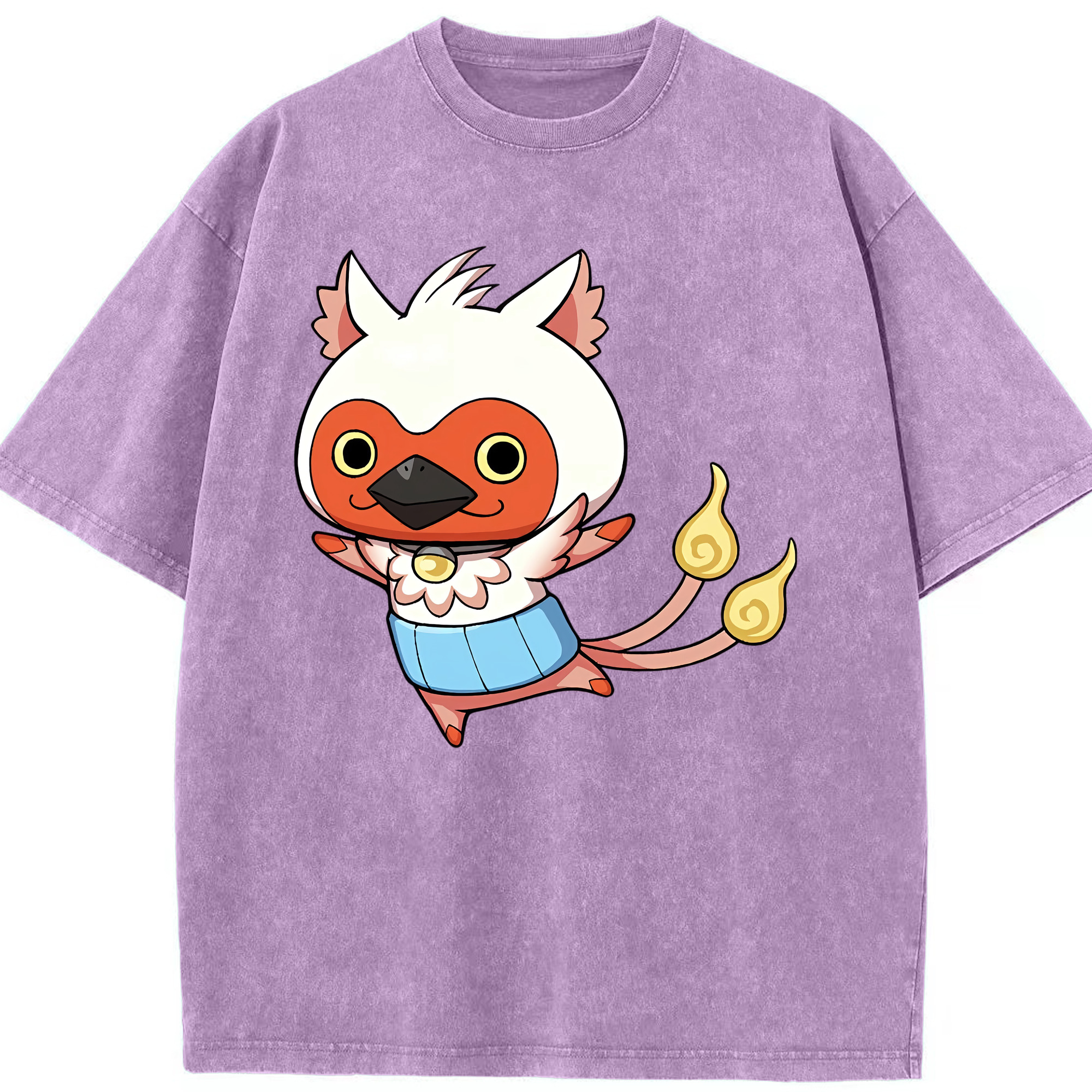 （画像用） 妖怪ウォッチ Yo-kai Watch 綿100% ヴィンテージ風 半袖Tシャツ（フロントプリント）
