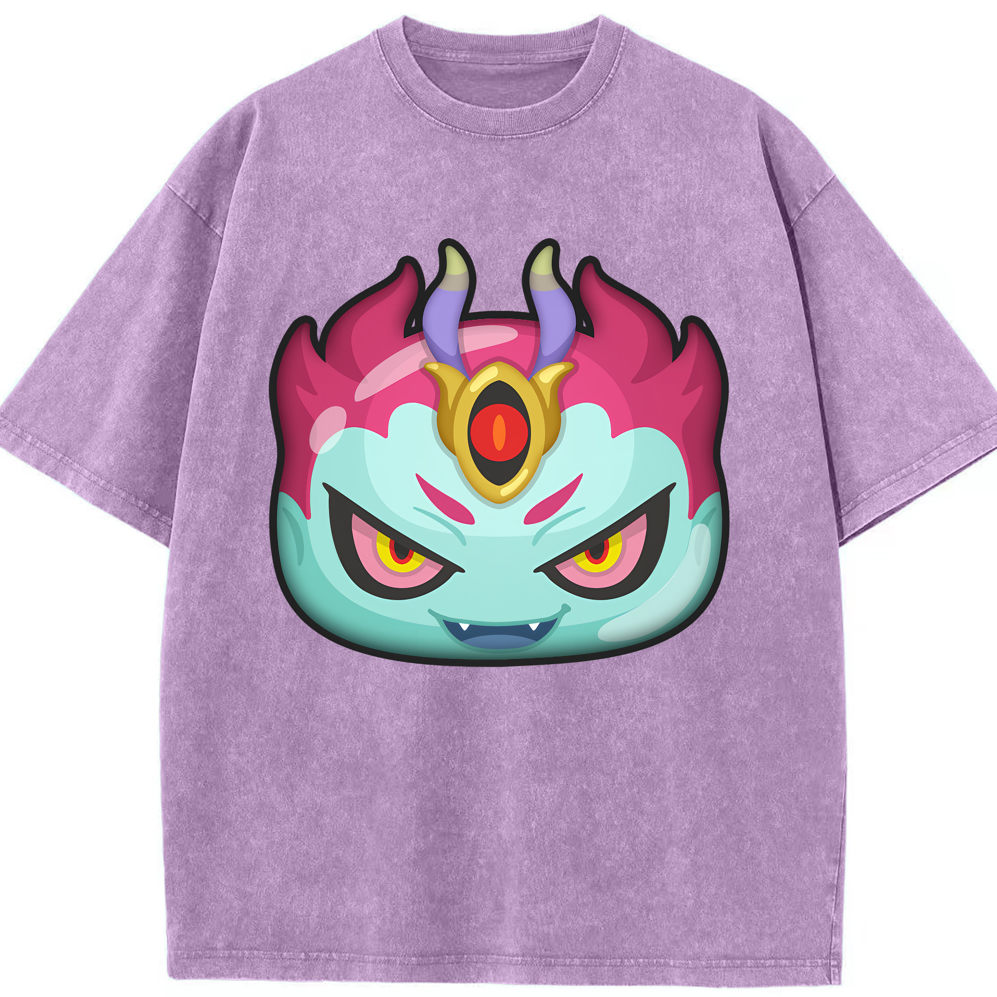 （画像用） 妖怪ウォッチ Yo-kai Watch 綿100% ヴィンテージ風 半袖Tシャツ（フロントプリント）