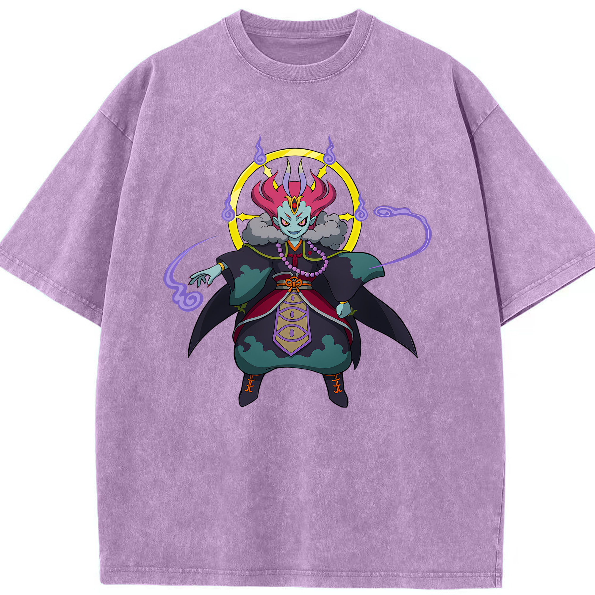 （画像用） 妖怪ウォッチ Yo-kai Watch 綿100% ヴィンテージ風 半袖Tシャツ（フロントプリント）
