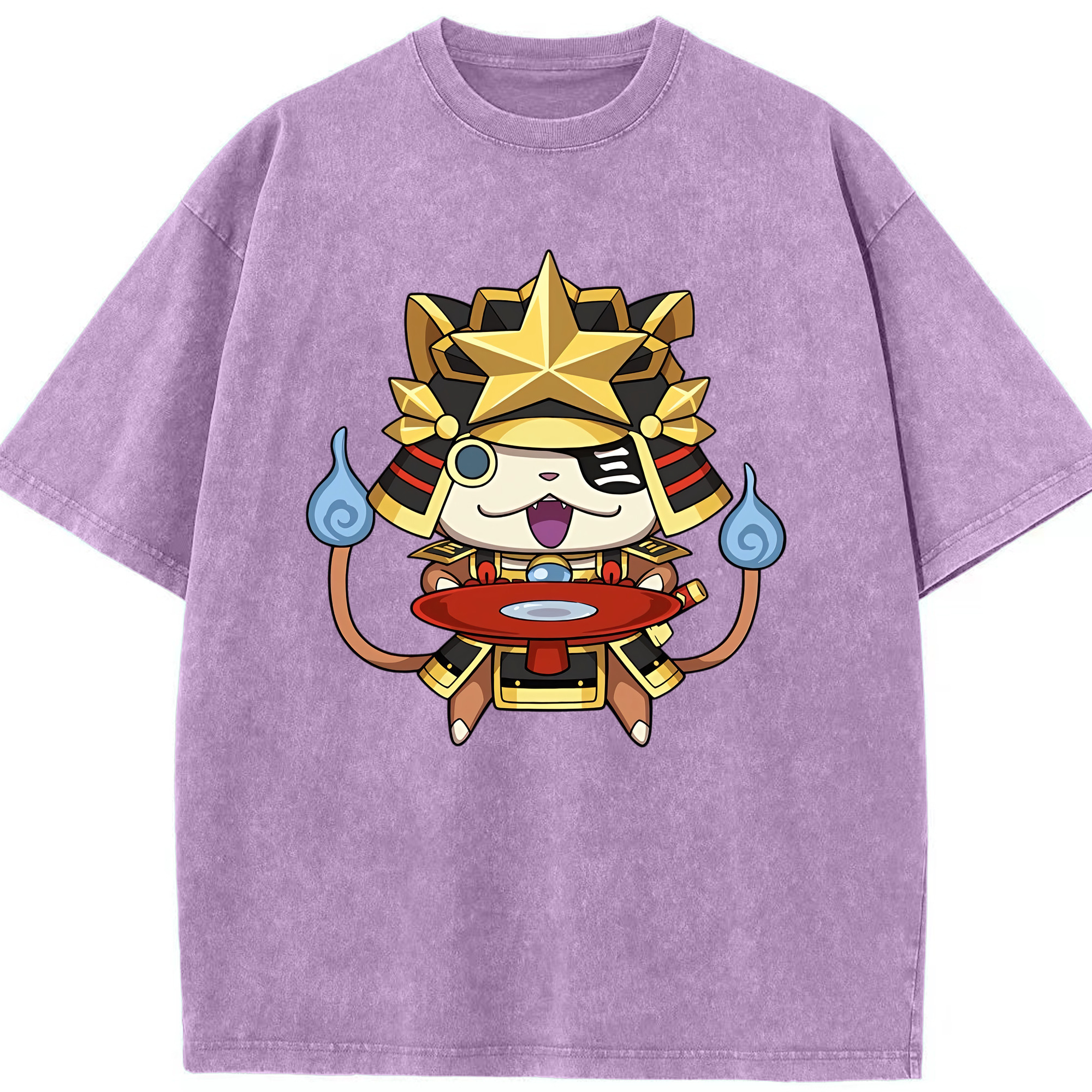 （画像用） 妖怪ウォッチ Yo-kai Watch 綿100% ヴィンテージ風 半袖Tシャツ（フロントプリント）