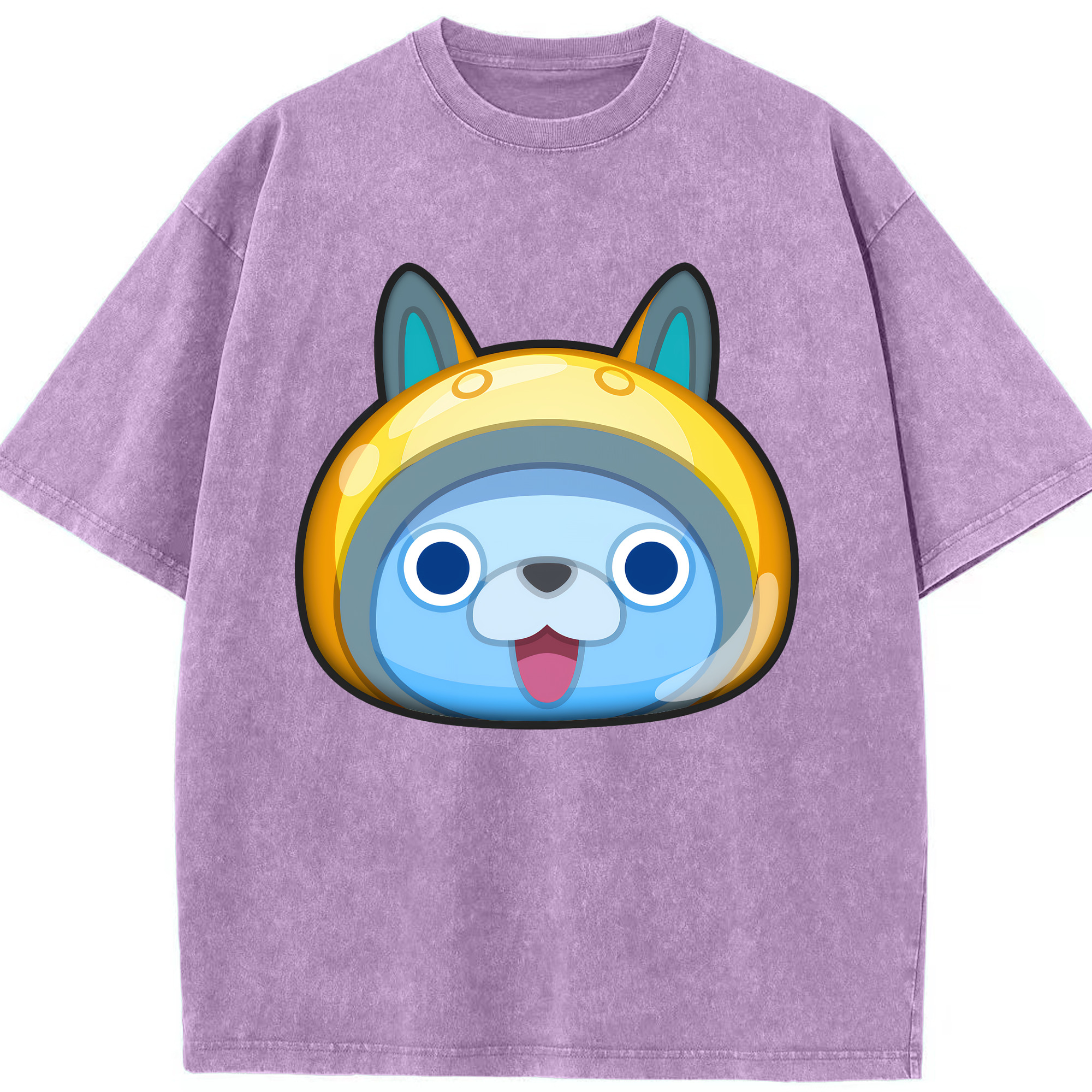 （画像用） 妖怪ウォッチ Yo-kai Watch 綿100% ヴィンテージ風 半袖Tシャツ（フロントプリント）
