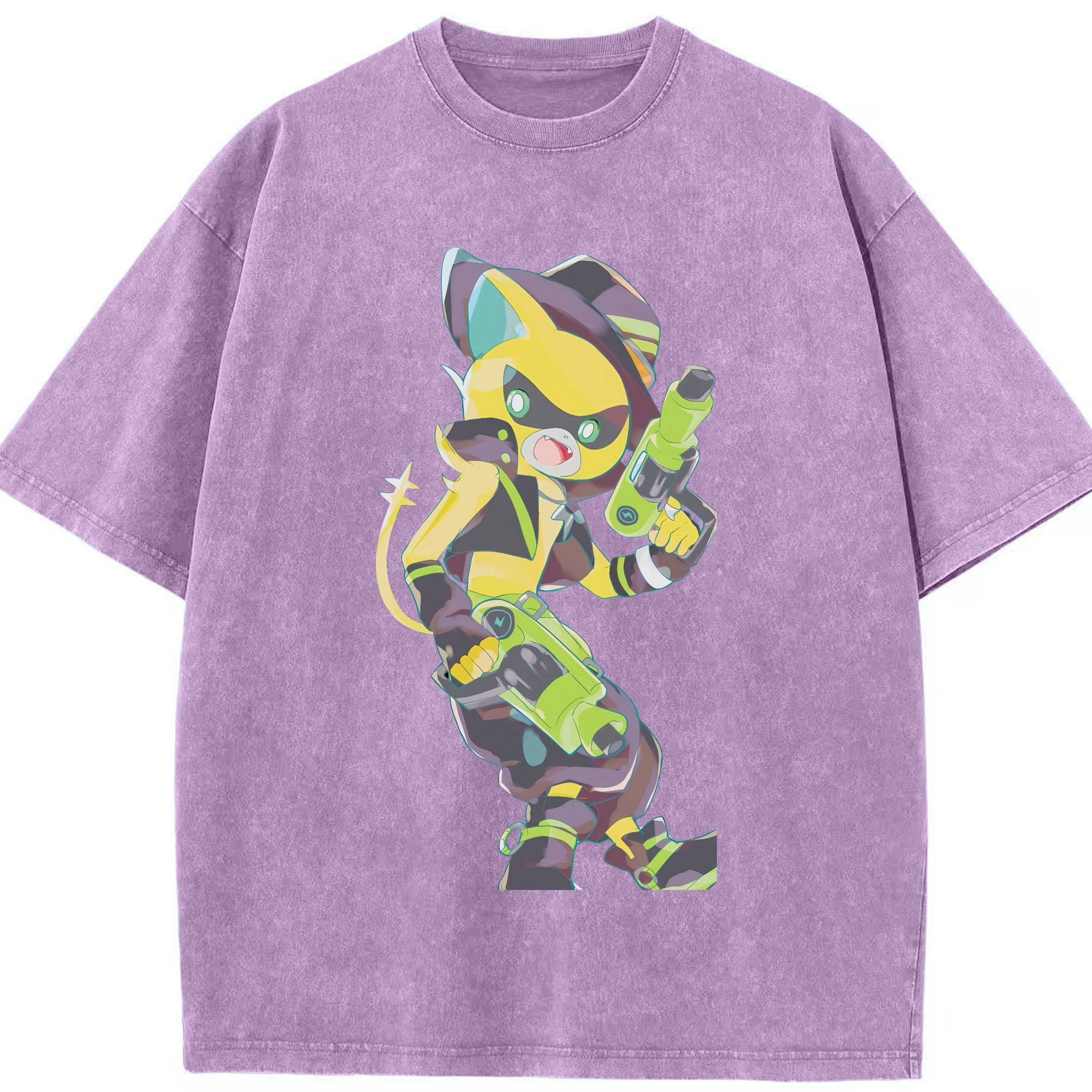 （画像用） 妖怪ウォッチ Yo-kai Watch 綿100% ヴィンテージ風 半袖Tシャツ（フロントプリント）