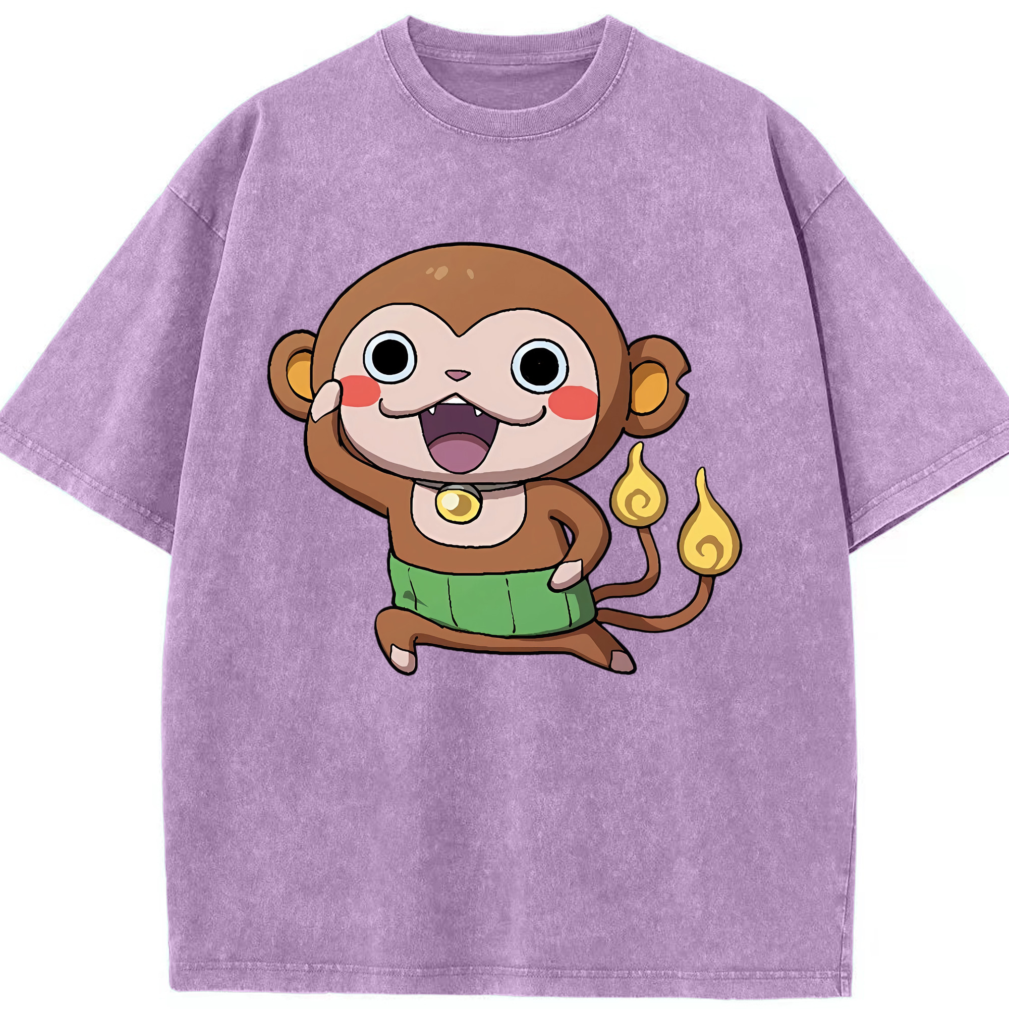 （画像用） 妖怪ウォッチ Yo-kai Watch 綿100% ヴィンテージ風 半袖Tシャツ（フロントプリント）