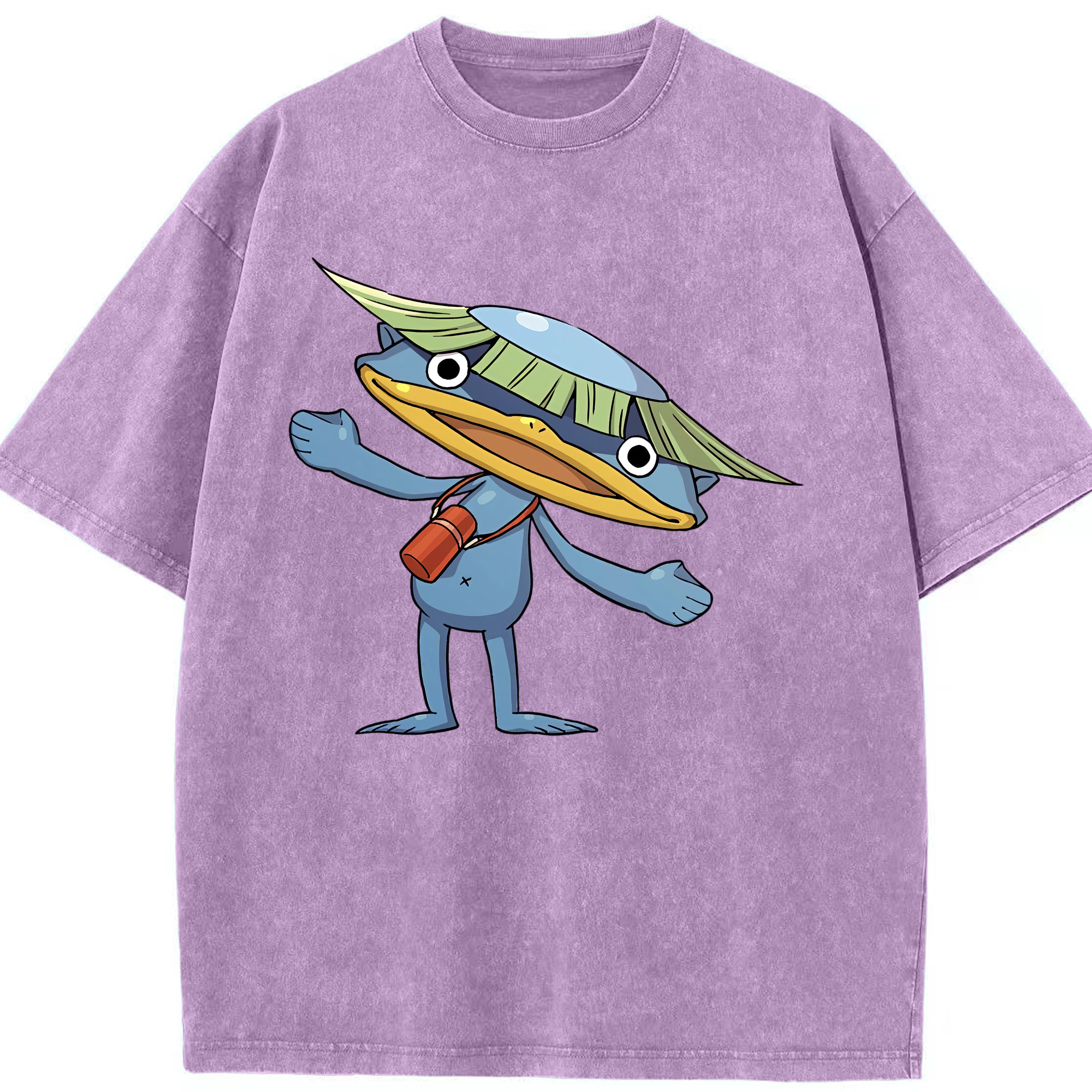 （画像用） 妖怪ウォッチ Yo-kai Watch 綿100% ヴィンテージ風 半袖Tシャツ（フロントプリント）
