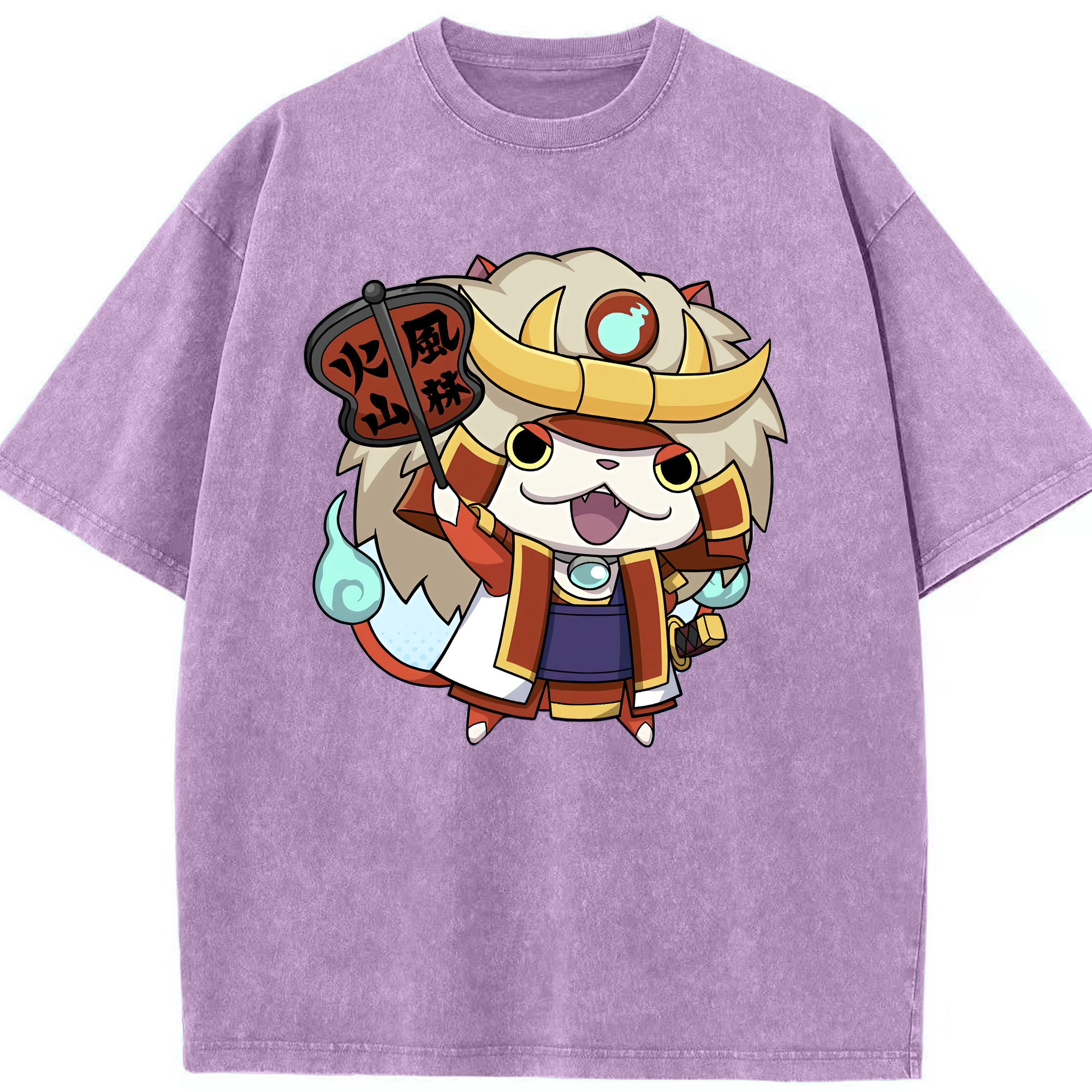 （画像用） 妖怪ウォッチ Yo-kai Watch 綿100% ヴィンテージ風 半袖Tシャツ（フロントプリント）
