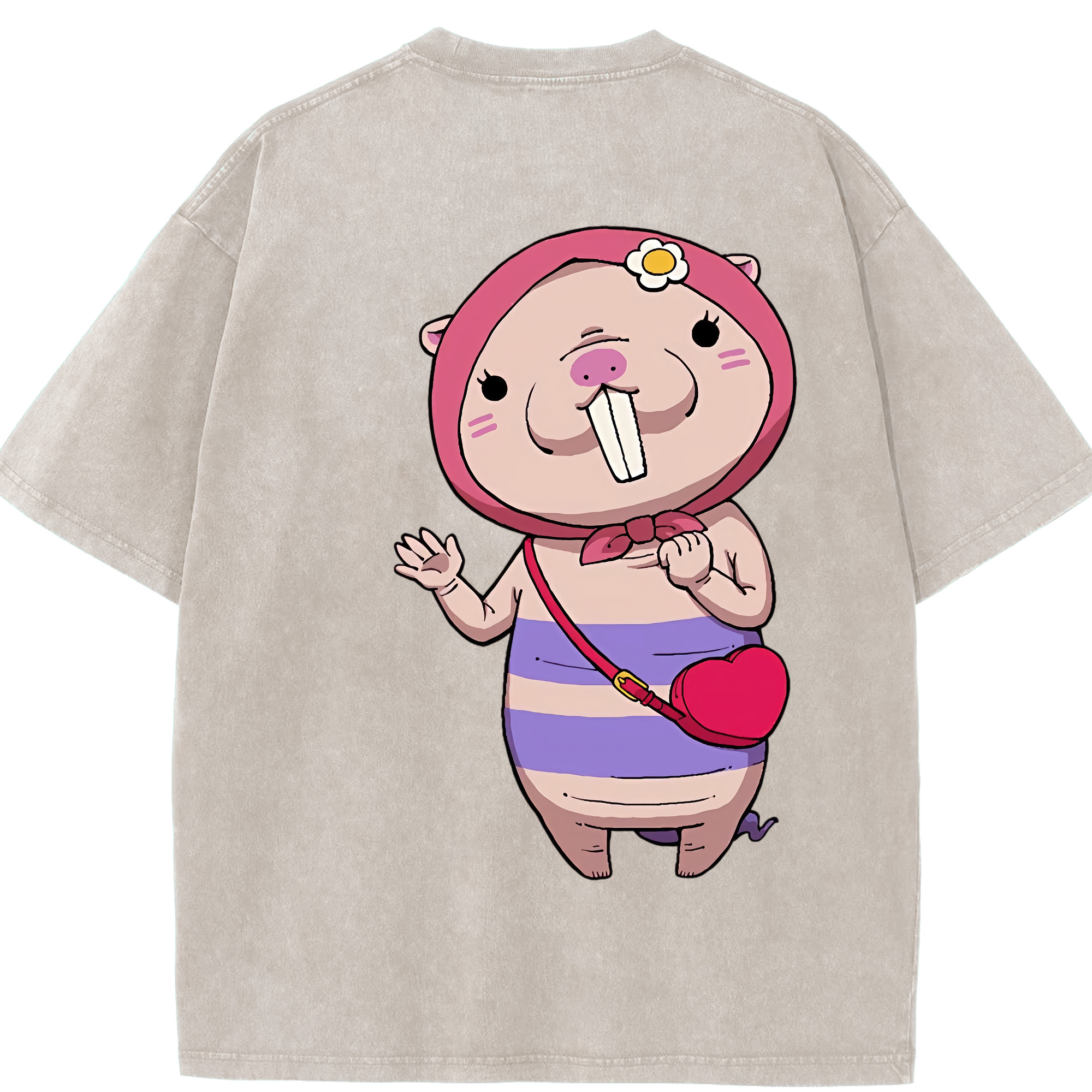（画像用） 妖怪ウォッチ Yo-kai Watch 綿100% ヴィンテージ風 半袖Tシャツ（背面プリント）
