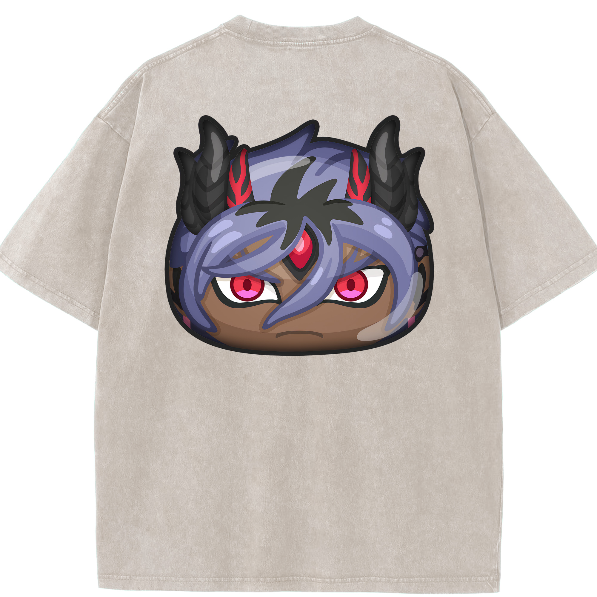 （画像用） 妖怪ウォッチ Yo-kai Watch 綿100% ヴィンテージ風 半袖Tシャツ（背面プリント）