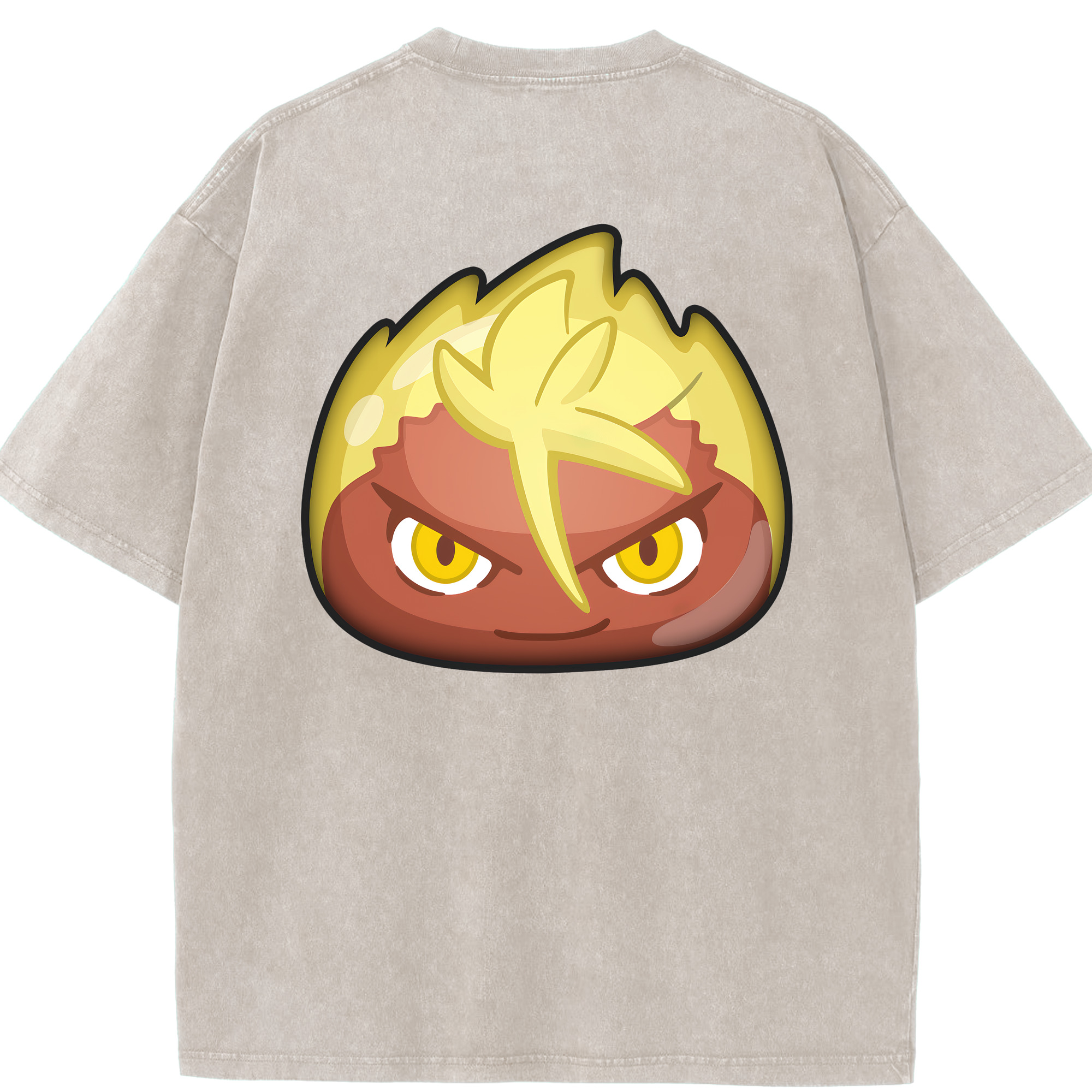 （画像用） 妖怪ウォッチ Yo-kai Watch 綿100% ヴィンテージ風 半袖Tシャツ（背面プリント）