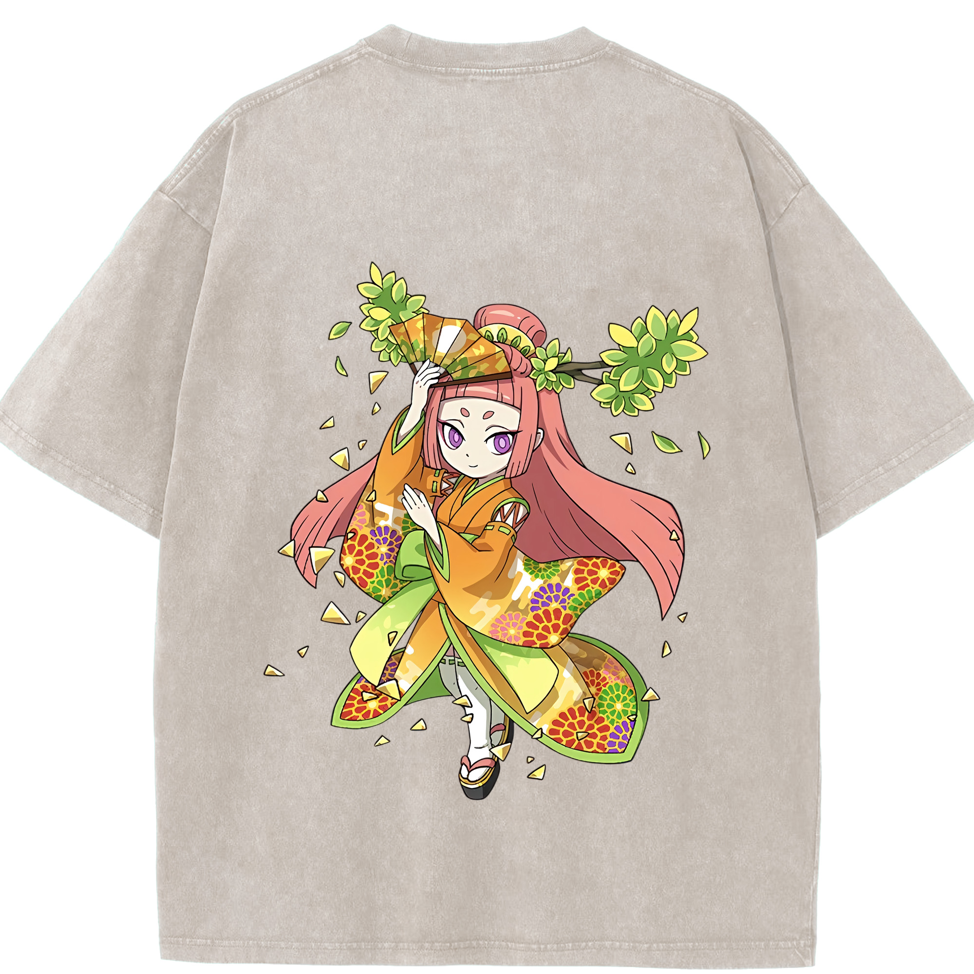 （画像用） 妖怪ウォッチ Yo-kai Watch 綿100% ヴィンテージ風 半袖Tシャツ（背面プリント）