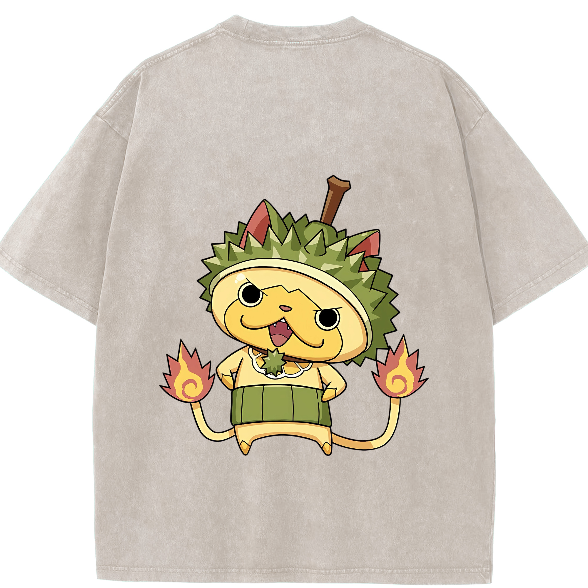 （画像用） 妖怪ウォッチ Yo-kai Watch 綿100% ヴィンテージ風 半袖Tシャツ（背面プリント）
