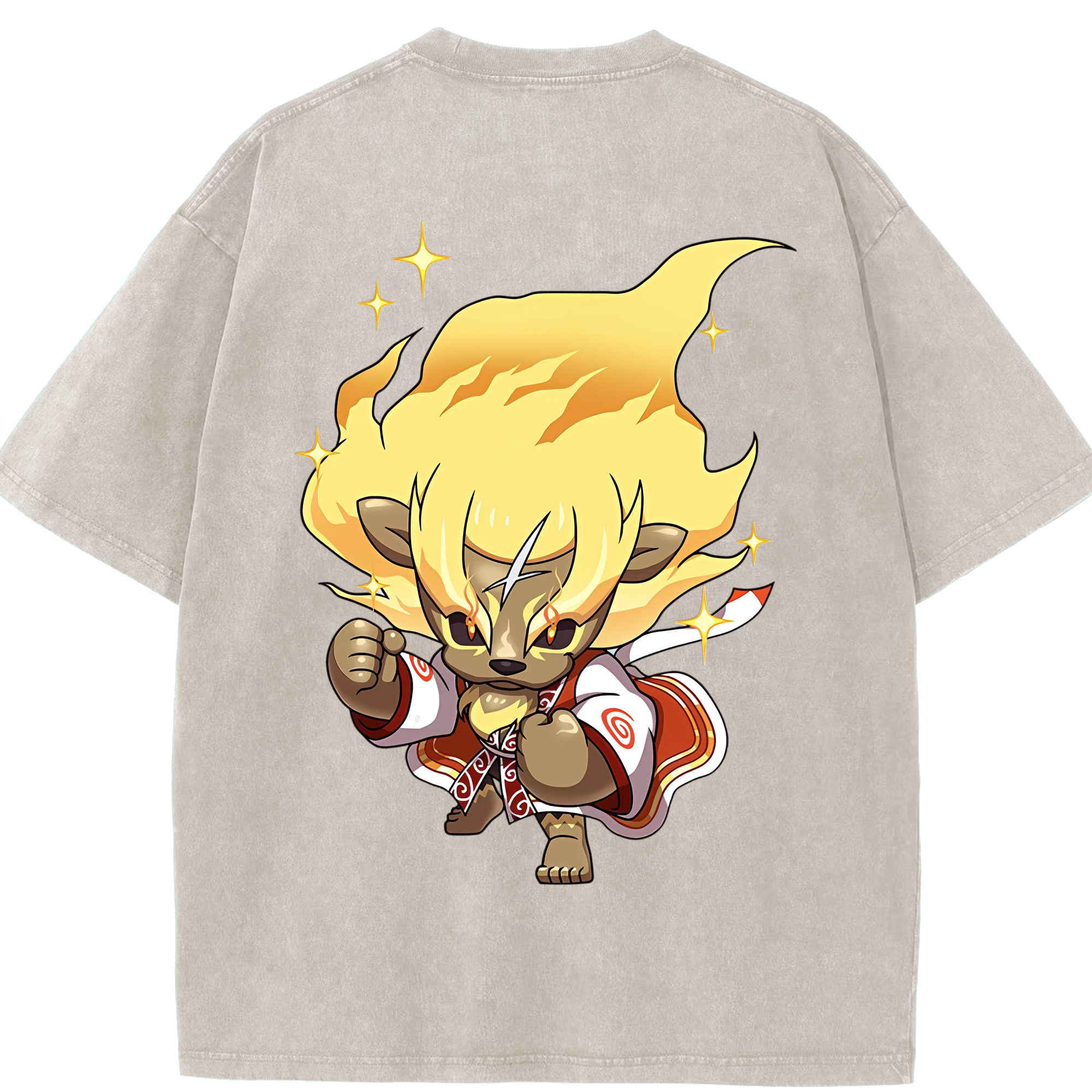 （画像用） 妖怪ウォッチ Yo-kai Watch 綿100% ヴィンテージ風 半袖Tシャツ（背面プリント）