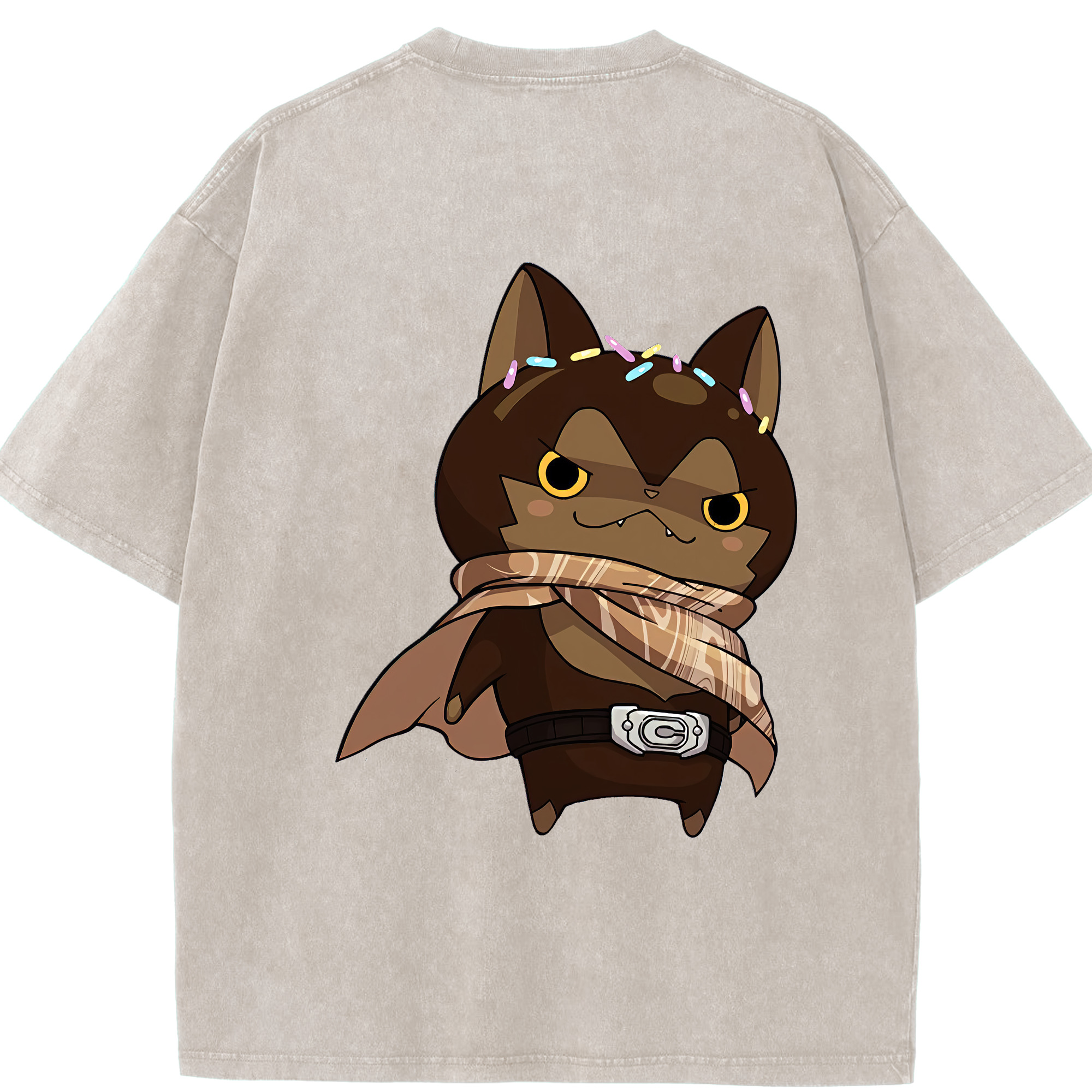 （画像用） 妖怪ウォッチ Yo-kai Watch 綿100% ヴィンテージ風 半袖Tシャツ（背面プリント）