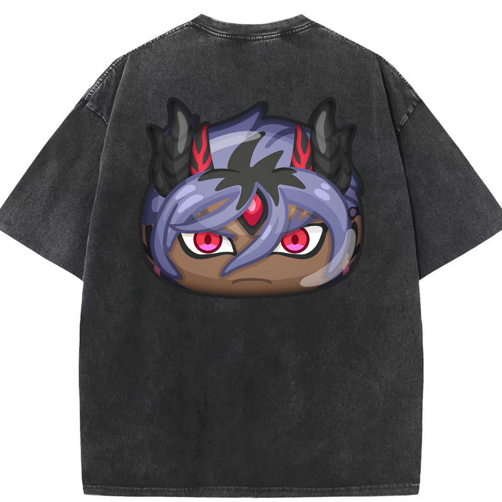 （画像用） 妖怪ウォッチ Yo-kai Watch 綿100% ヴィンテージ風 半袖Tシャツ（背面プリント）