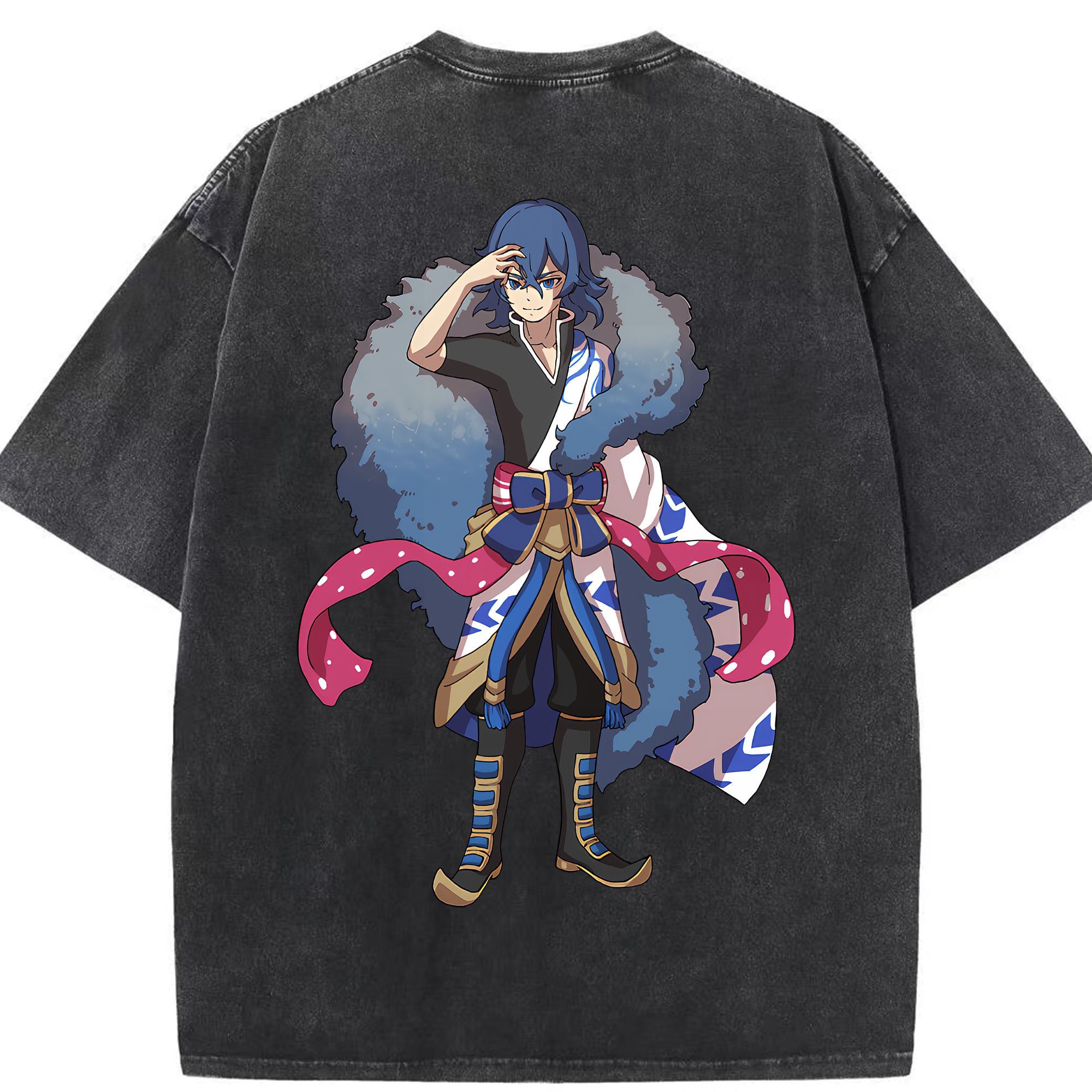 （画像用） 妖怪ウォッチ Yo-kai Watch 綿100% ヴィンテージ風 半袖Tシャツ（背面プリント）