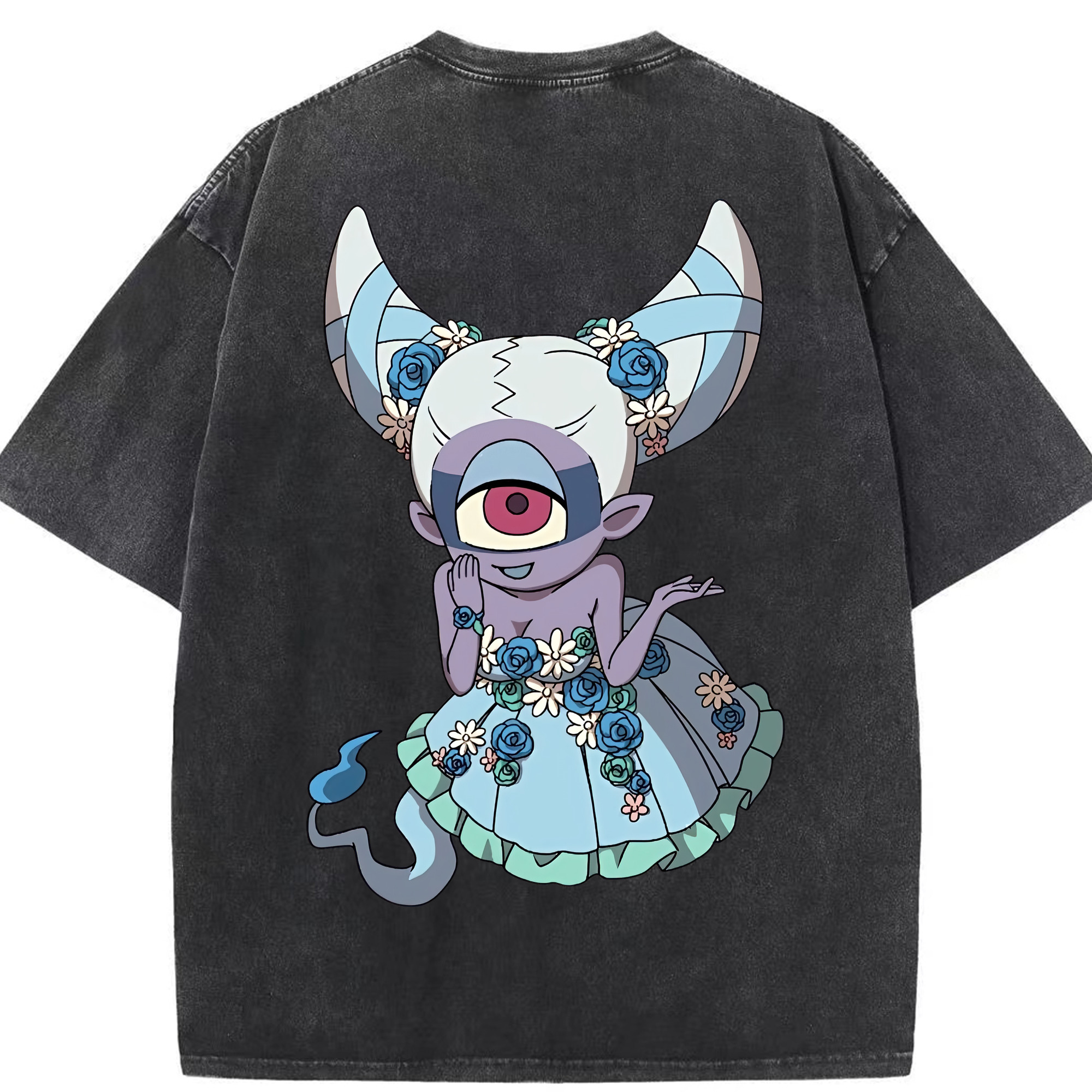 （画像用） 妖怪ウォッチ Yo-kai Watch 綿100% ヴィンテージ風 半袖Tシャツ（背面プリント）