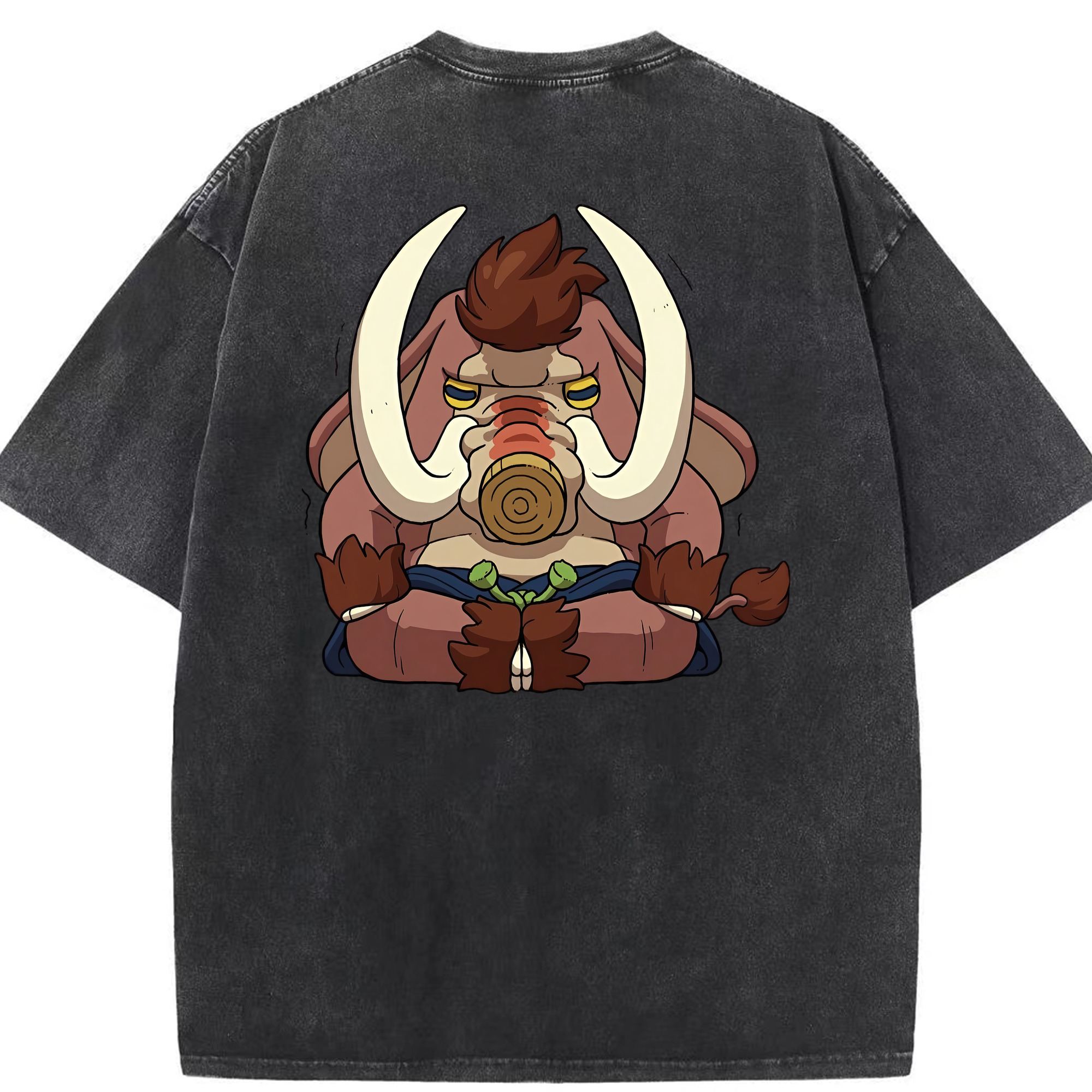 （画像用） 妖怪ウォッチ Yo-kai Watch 綿100% ヴィンテージ風 半袖Tシャツ（背面プリント）