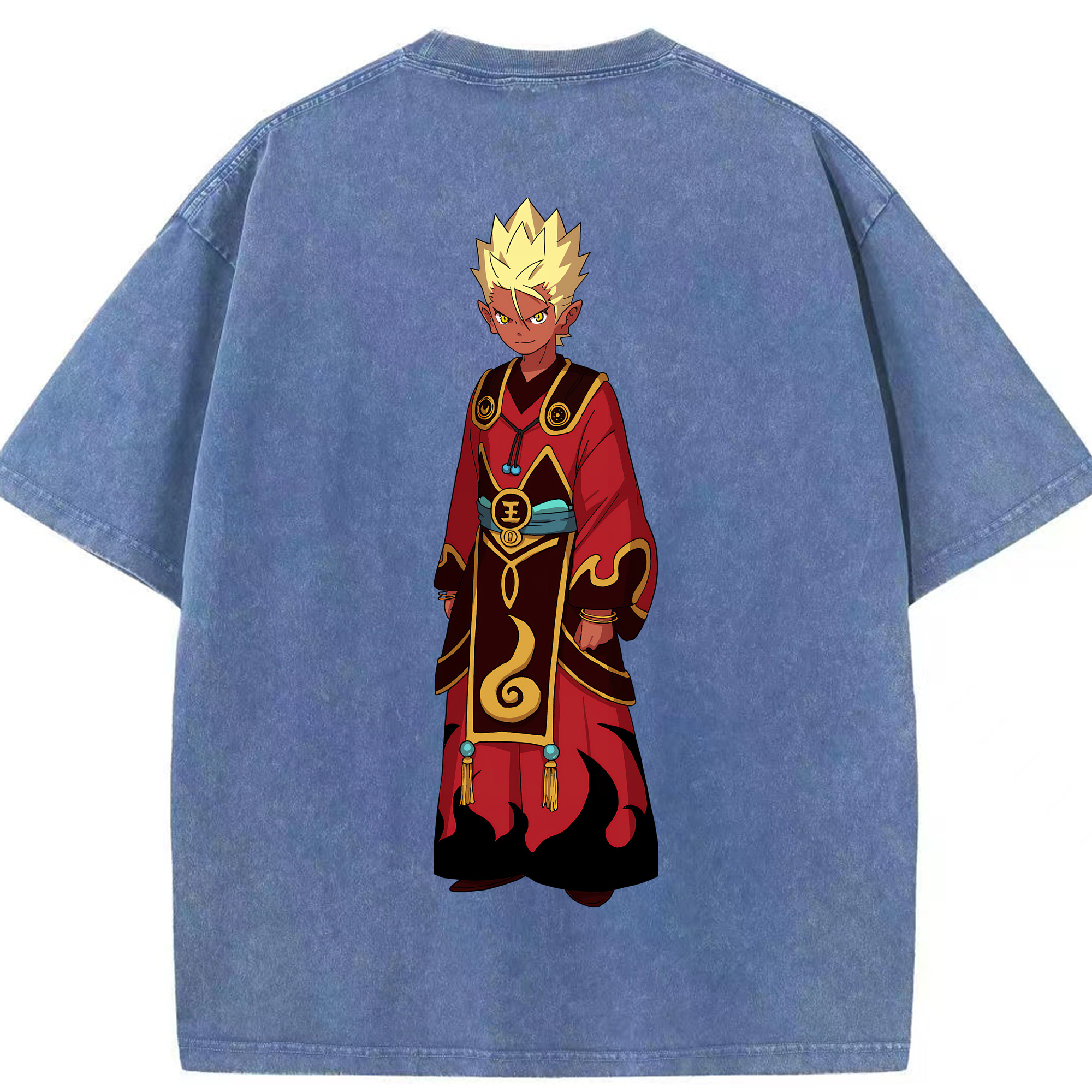（画像用） 妖怪ウォッチ Yo-kai Watch 綿100% ヴィンテージ風 半袖Tシャツ（背面プリント）