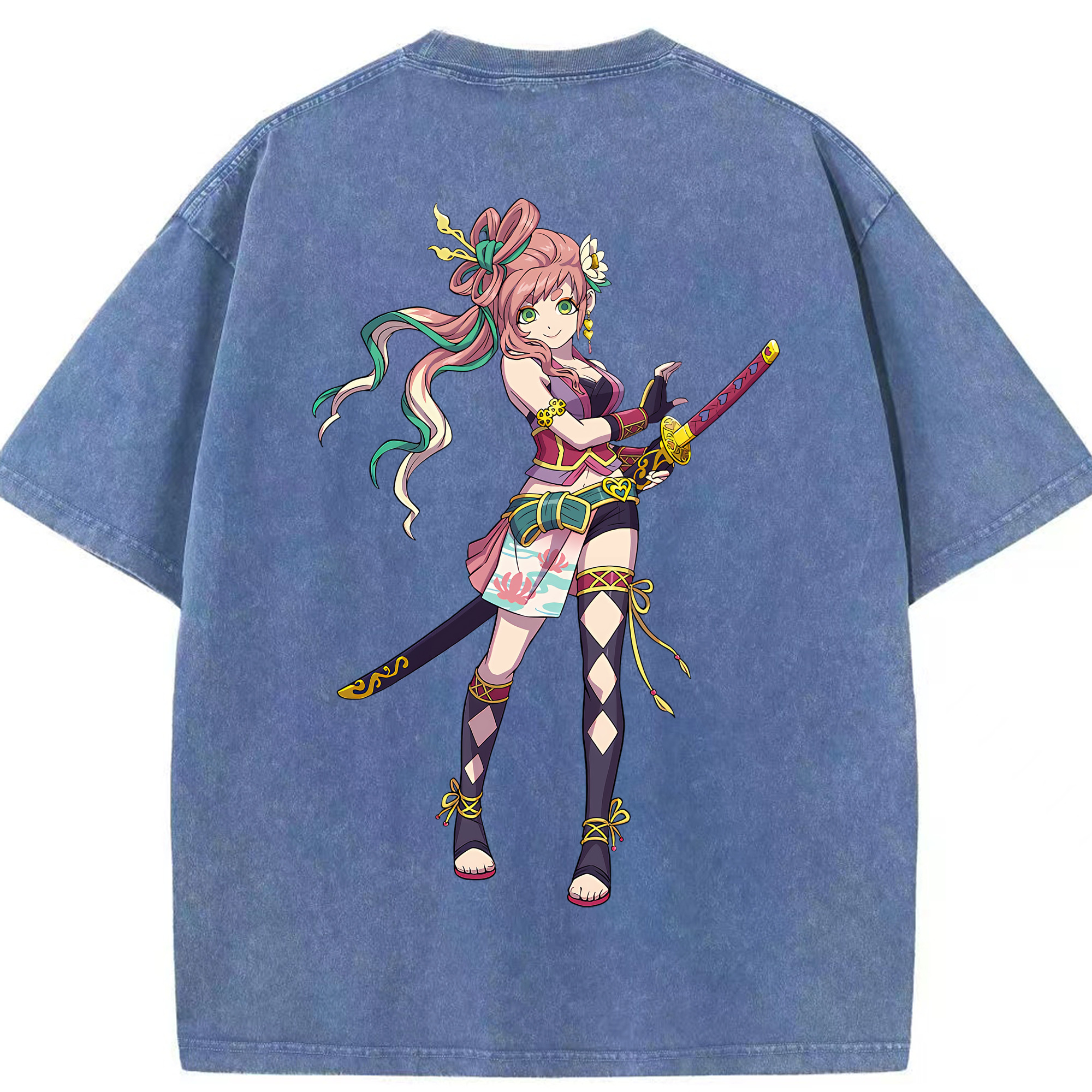 （画像用） 妖怪ウォッチ Yo-kai Watch 綿100% ヴィンテージ風 半袖Tシャツ（背面プリント）