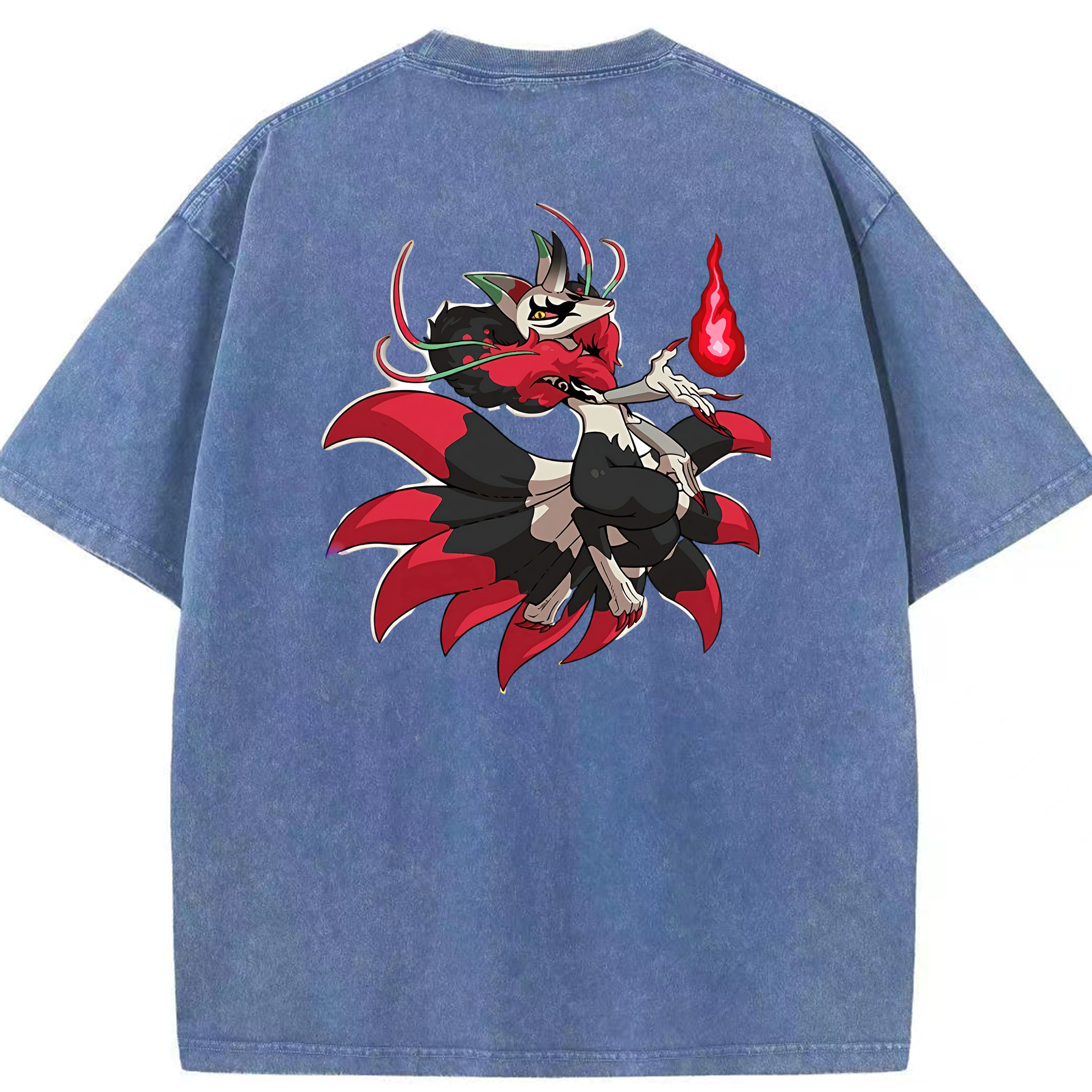 （画像用） 妖怪ウォッチ Yo-kai Watch 綿100% ヴィンテージ風 半袖Tシャツ（背面プリント）