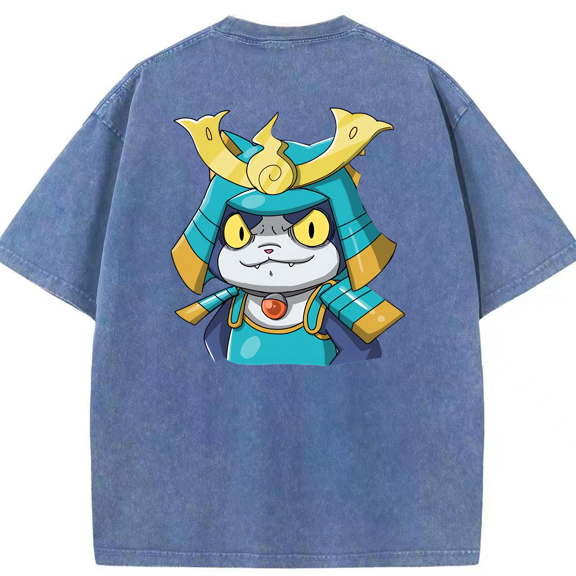 （画像用） 妖怪ウォッチ Yo-kai Watch 綿100% ヴィンテージ風 半袖Tシャツ（背面プリント）
