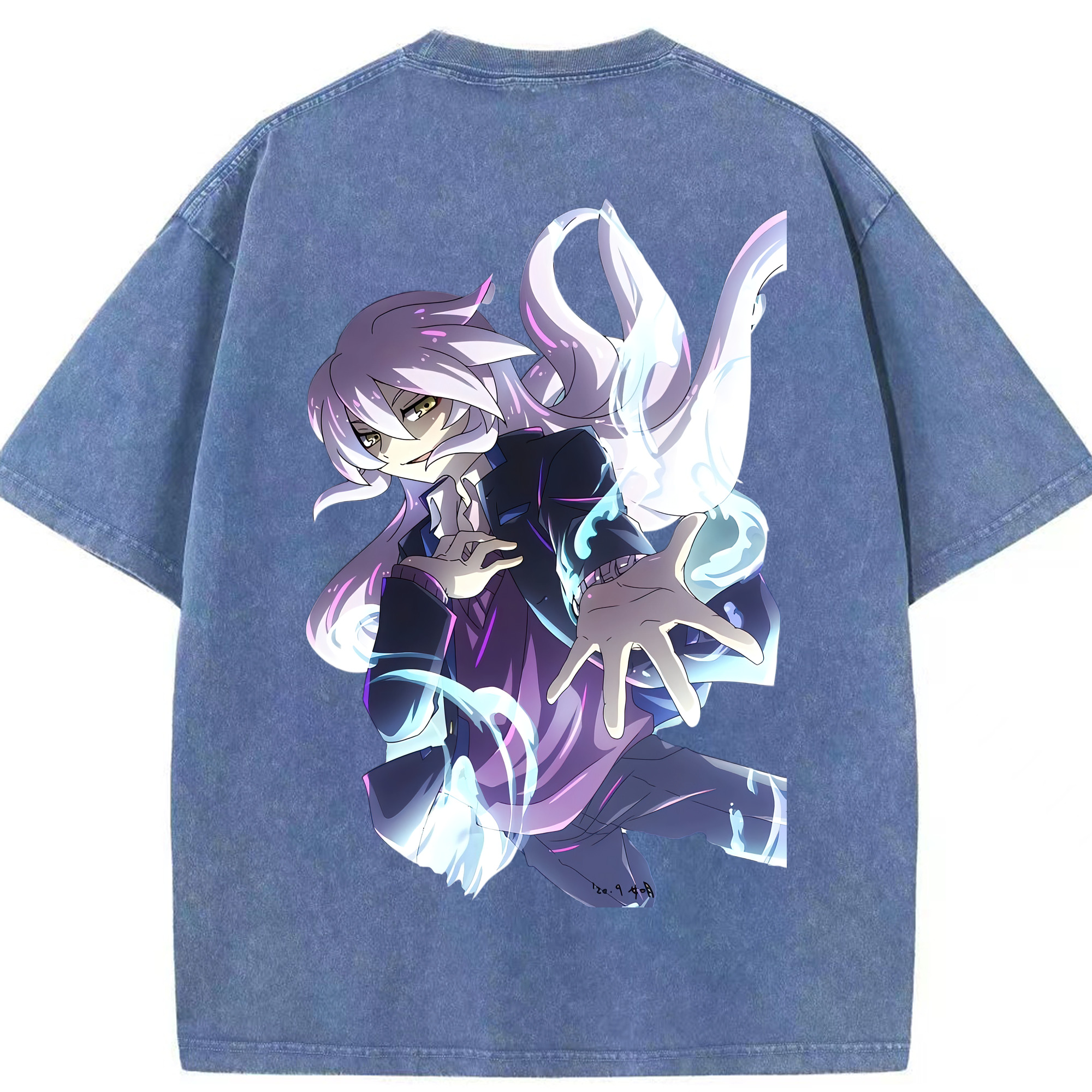 （画像用） 妖怪ウォッチ Yo-kai Watch 綿100% ヴィンテージ風 半袖Tシャツ（背面プリント）