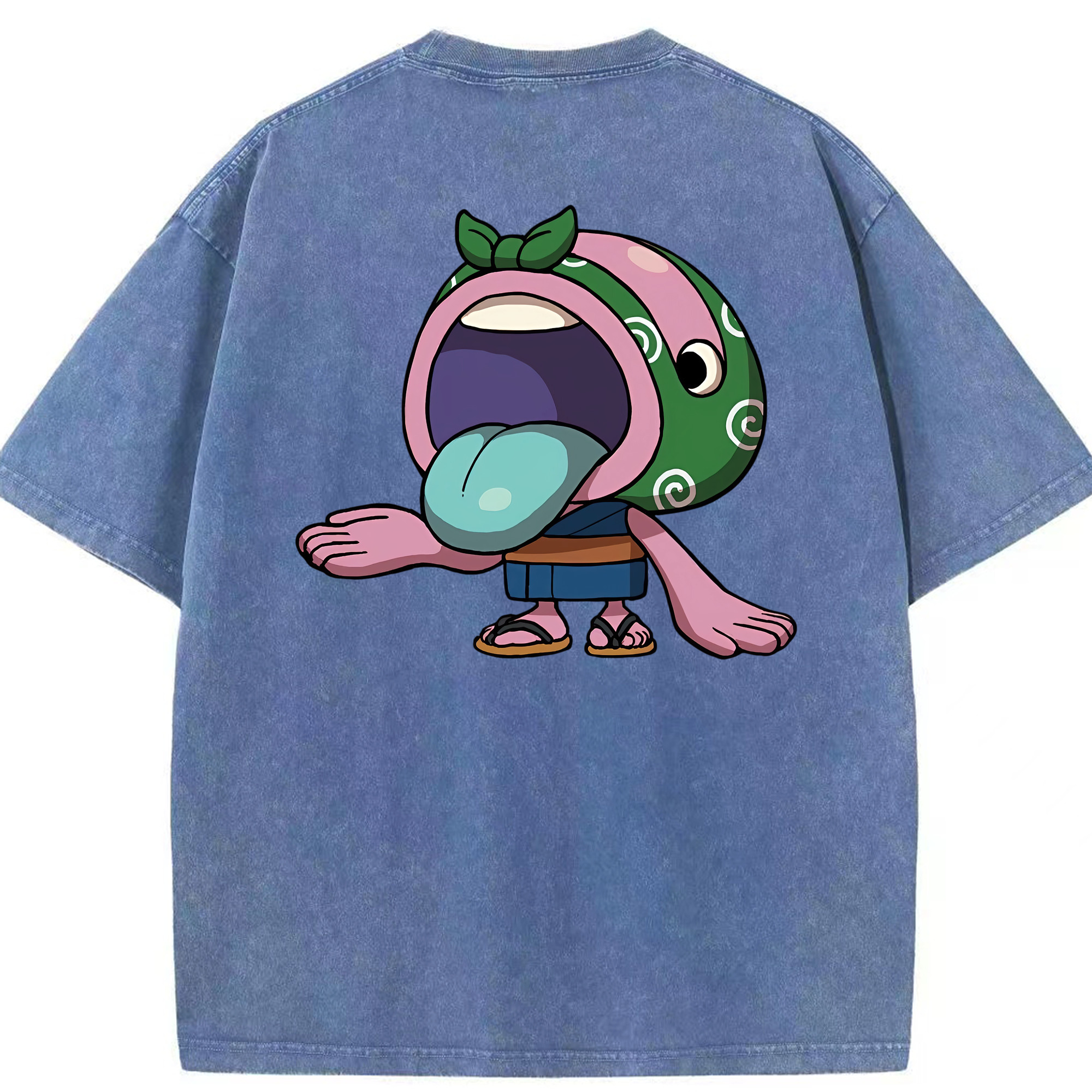 （画像用） 妖怪ウォッチ Yo-kai Watch 綿100% ヴィンテージ風 半袖Tシャツ（背面プリント）