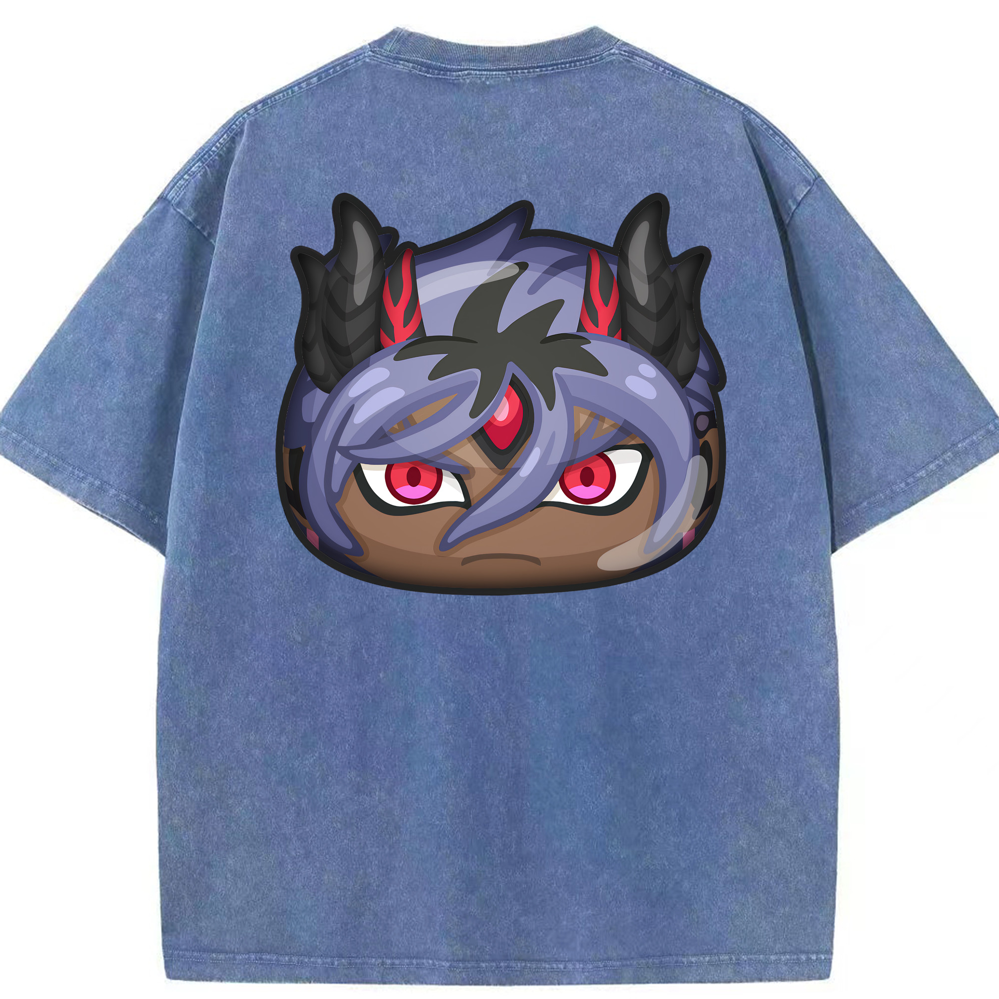 （画像用） 妖怪ウォッチ Yo-kai Watch 綿100% ヴィンテージ風 半袖Tシャツ（背面プリント）
