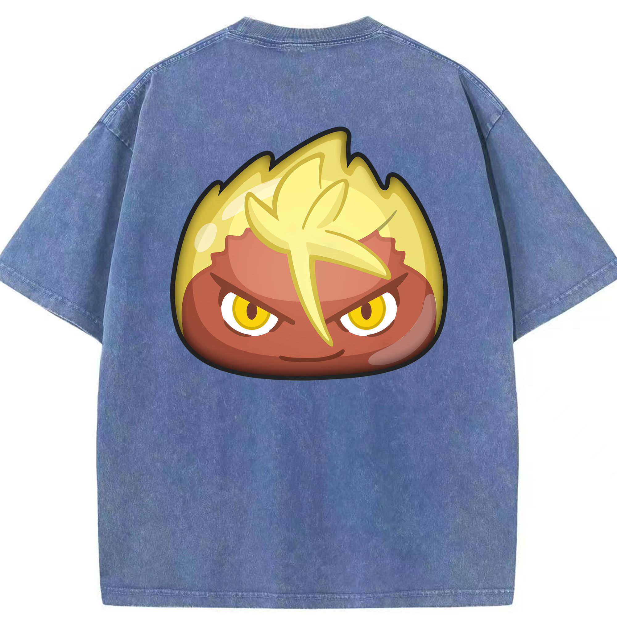 （画像用） 妖怪ウォッチ Yo-kai Watch 綿100% ヴィンテージ風 半袖Tシャツ（背面プリント）