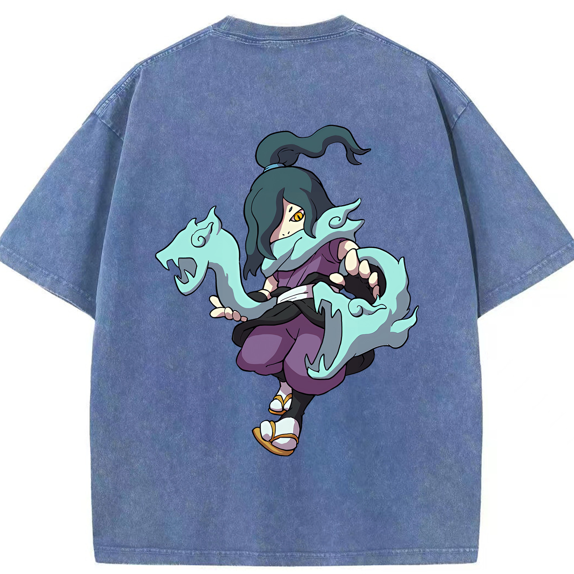 （画像用） 妖怪ウォッチ Yo-kai Watch 綿100% ヴィンテージ風 半袖Tシャツ（背面プリント）