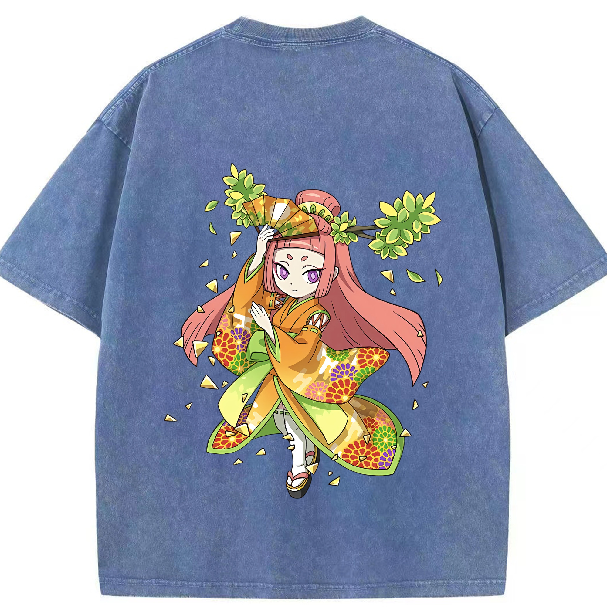 （画像用） 妖怪ウォッチ Yo-kai Watch 綿100% ヴィンテージ風 半袖Tシャツ（背面プリント）