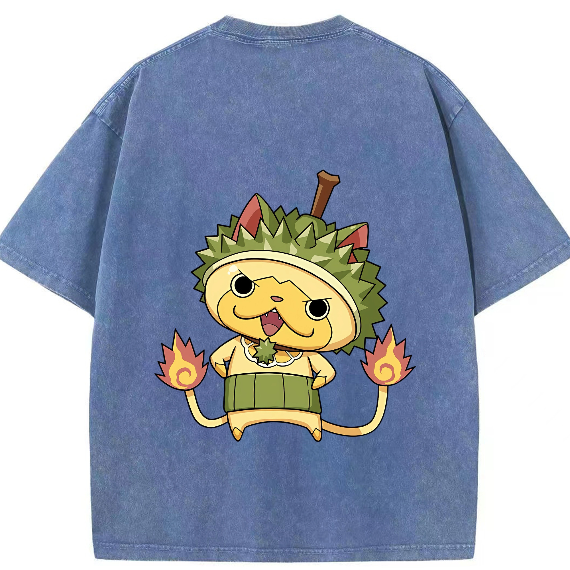 （画像用） 妖怪ウォッチ Yo-kai Watch 綿100% ヴィンテージ風 半袖Tシャツ（背面プリント）