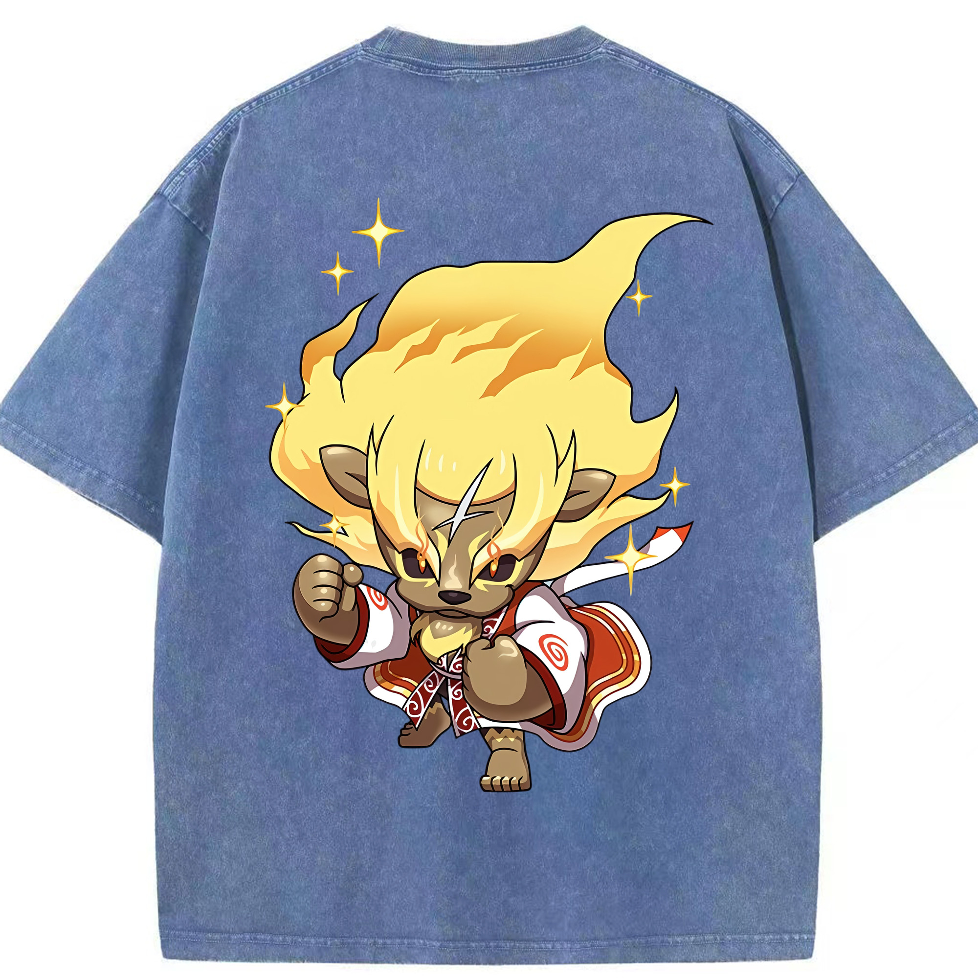 （画像用） 妖怪ウォッチ Yo-kai Watch 綿100% ヴィンテージ風 半袖Tシャツ（背面プリント）