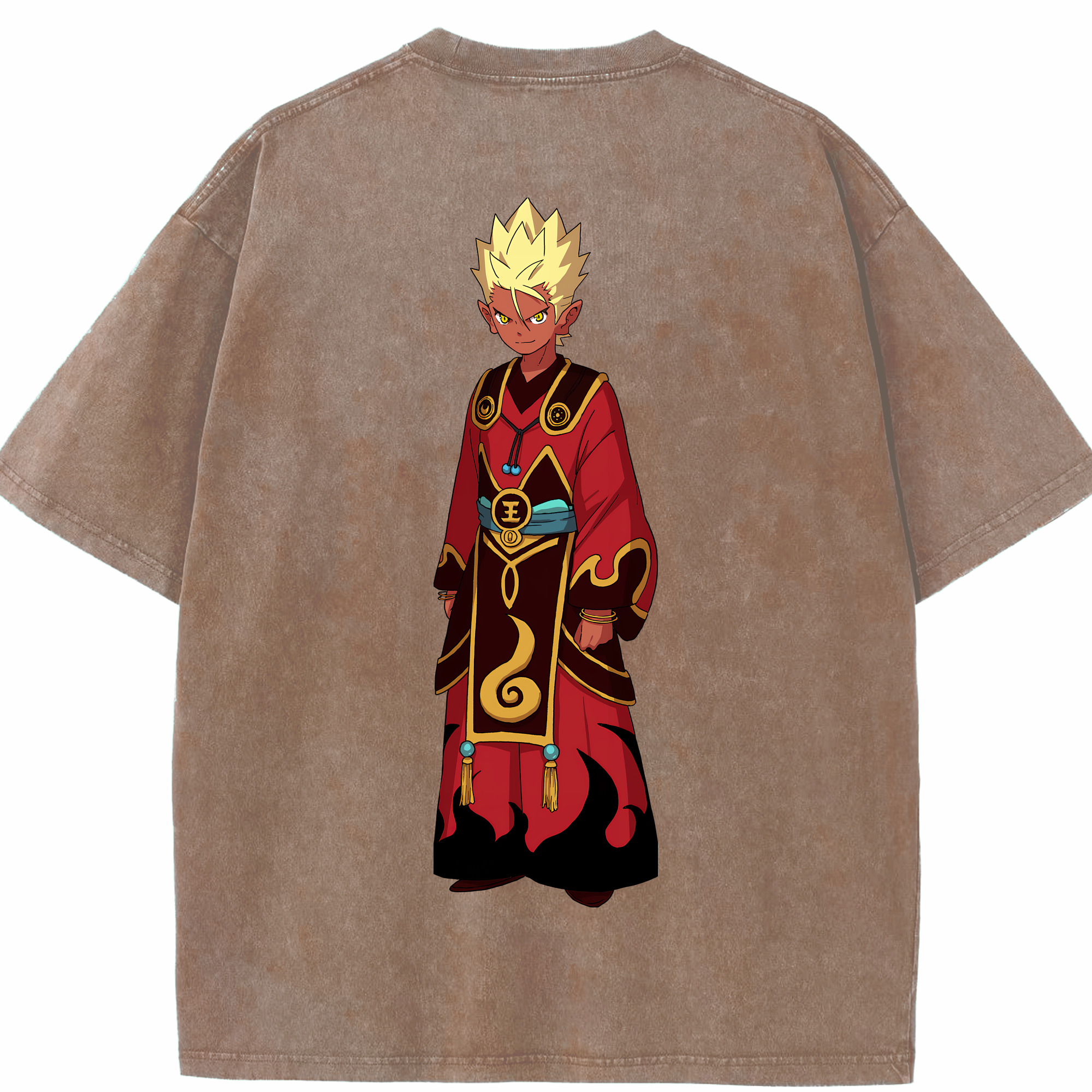 （画像用） 妖怪ウォッチ Yo-kai Watch 綿100% ヴィンテージ風 半袖Tシャツ（背面プリント）