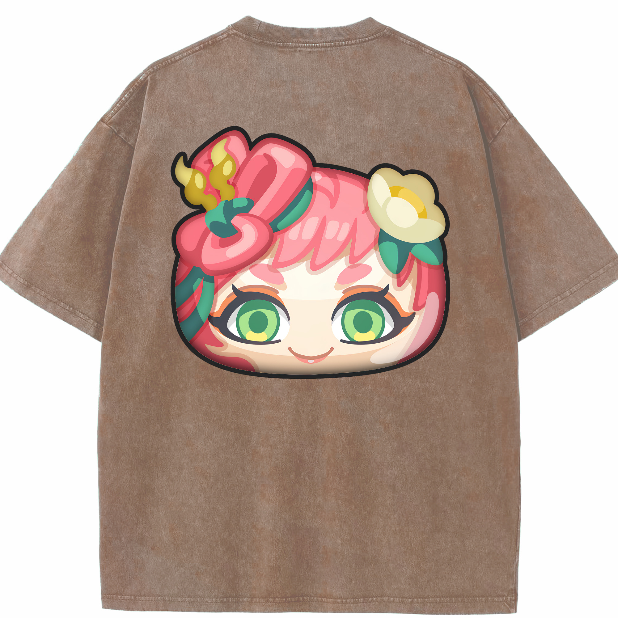 （画像用） 妖怪ウォッチ Yo-kai Watch 綿100% ヴィンテージ風 半袖Tシャツ（背面プリント）