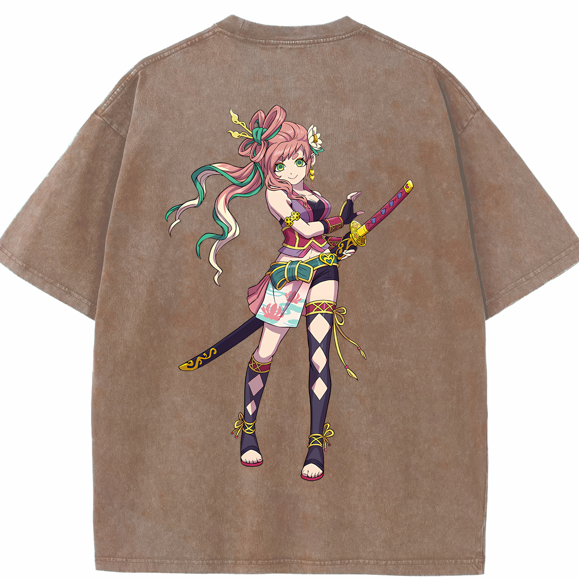 （画像用） 妖怪ウォッチ Yo-kai Watch 綿100% ヴィンテージ風 半袖Tシャツ（背面プリント）