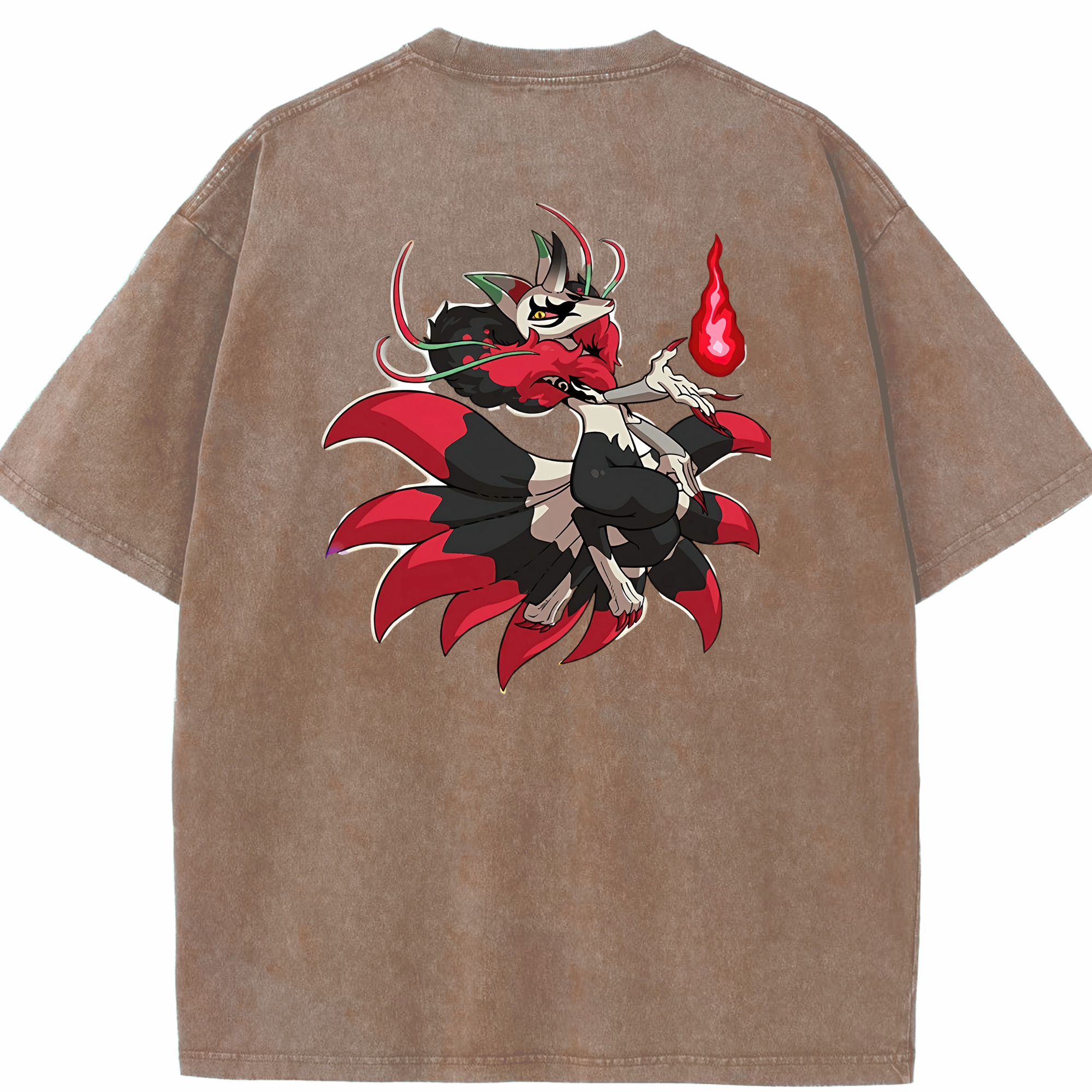 （画像用） 妖怪ウォッチ Yo-kai Watch 綿100% ヴィンテージ風 半袖Tシャツ（背面プリント）