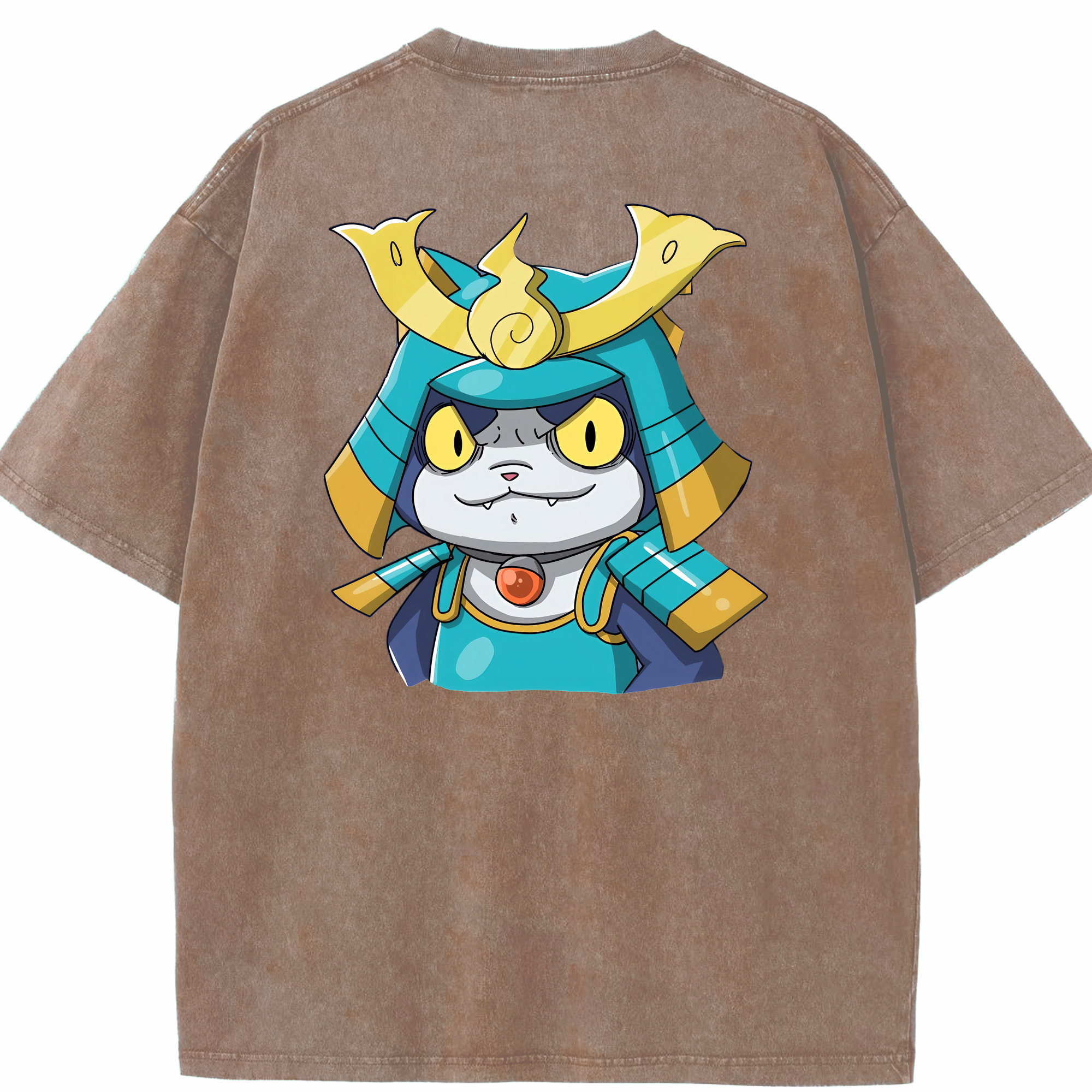 （画像用） 妖怪ウォッチ Yo-kai Watch 綿100% ヴィンテージ風 半袖Tシャツ（背面プリント）