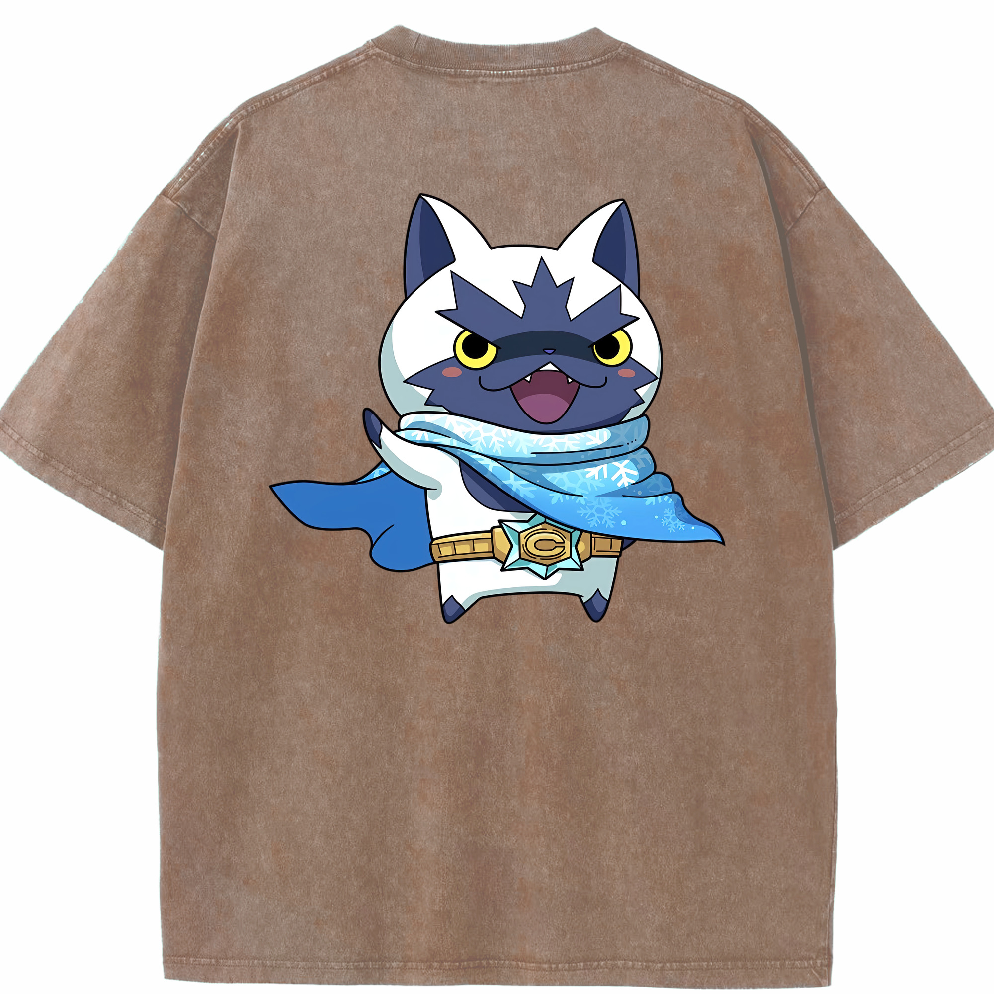 （画像用） 妖怪ウォッチ Yo-kai Watch 綿100% ヴィンテージ風 半袖Tシャツ（背面プリント）