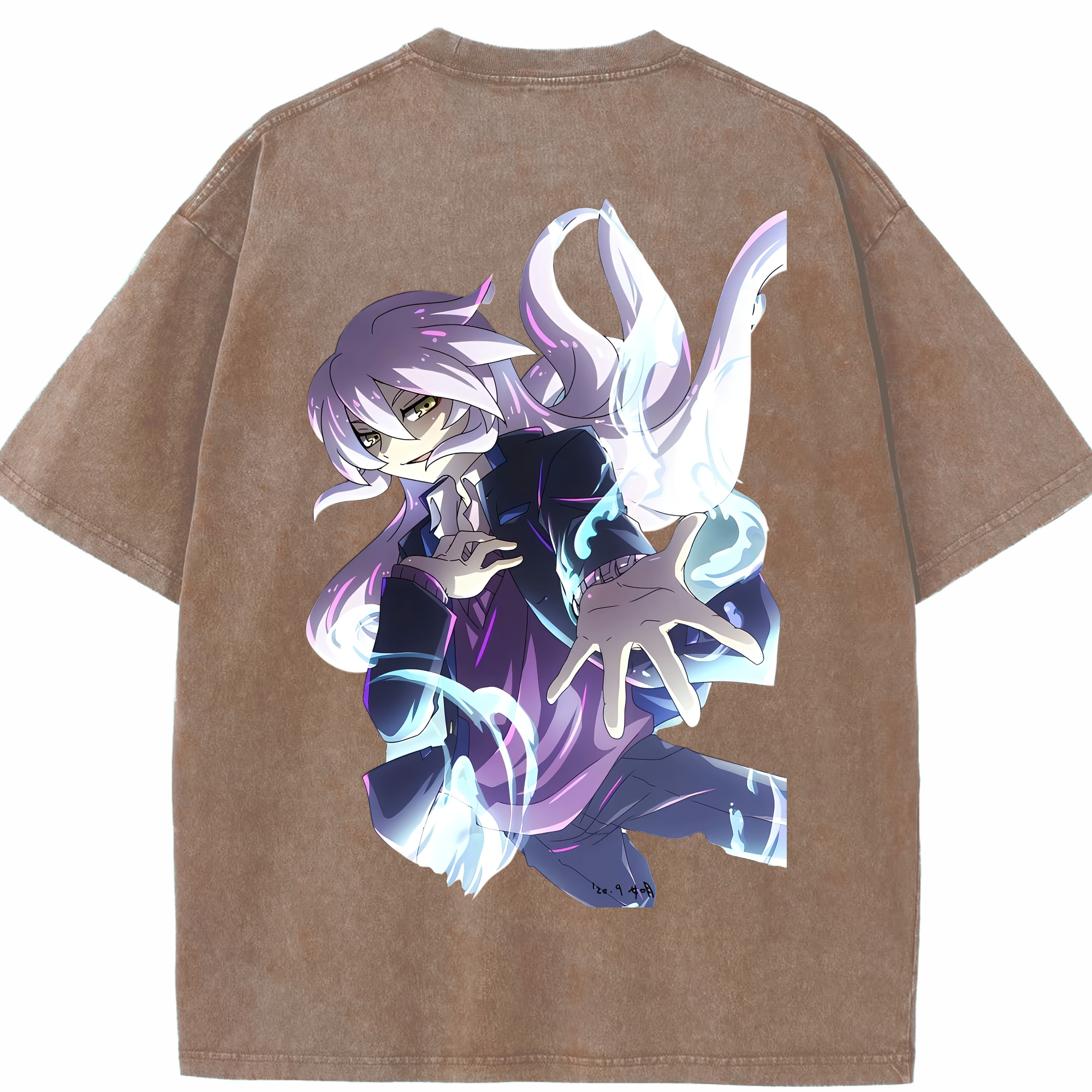 （画像用） 妖怪ウォッチ Yo-kai Watch 綿100% ヴィンテージ風 半袖Tシャツ（背面プリント）
