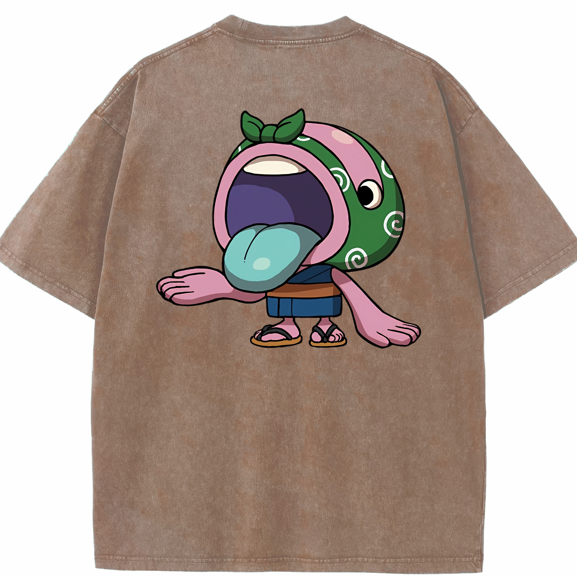 （画像用） 妖怪ウォッチ Yo-kai Watch 綿100% ヴィンテージ風 半袖Tシャツ（背面プリント）