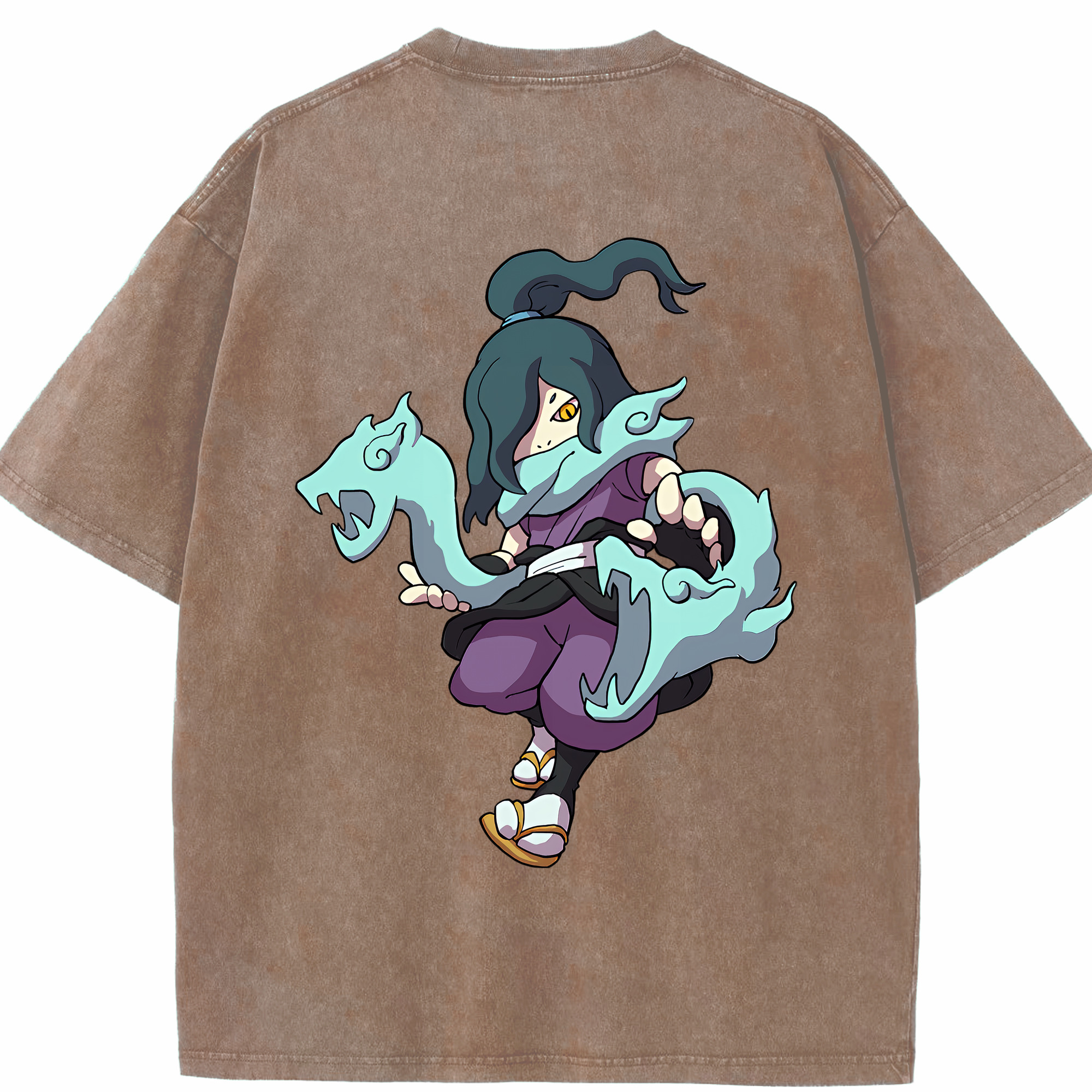 （画像用） 妖怪ウォッチ Yo-kai Watch 綿100% ヴィンテージ風 半袖Tシャツ（背面プリント）