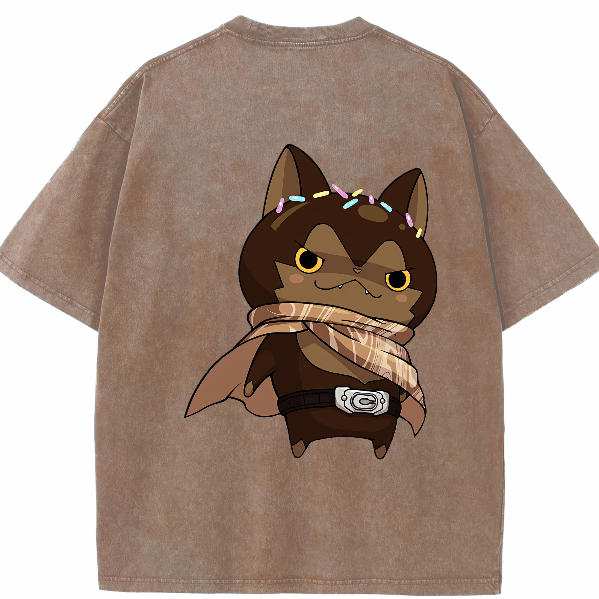 （画像用） 妖怪ウォッチ Yo-kai Watch 綿100% ヴィンテージ風 半袖Tシャツ（背面プリント）