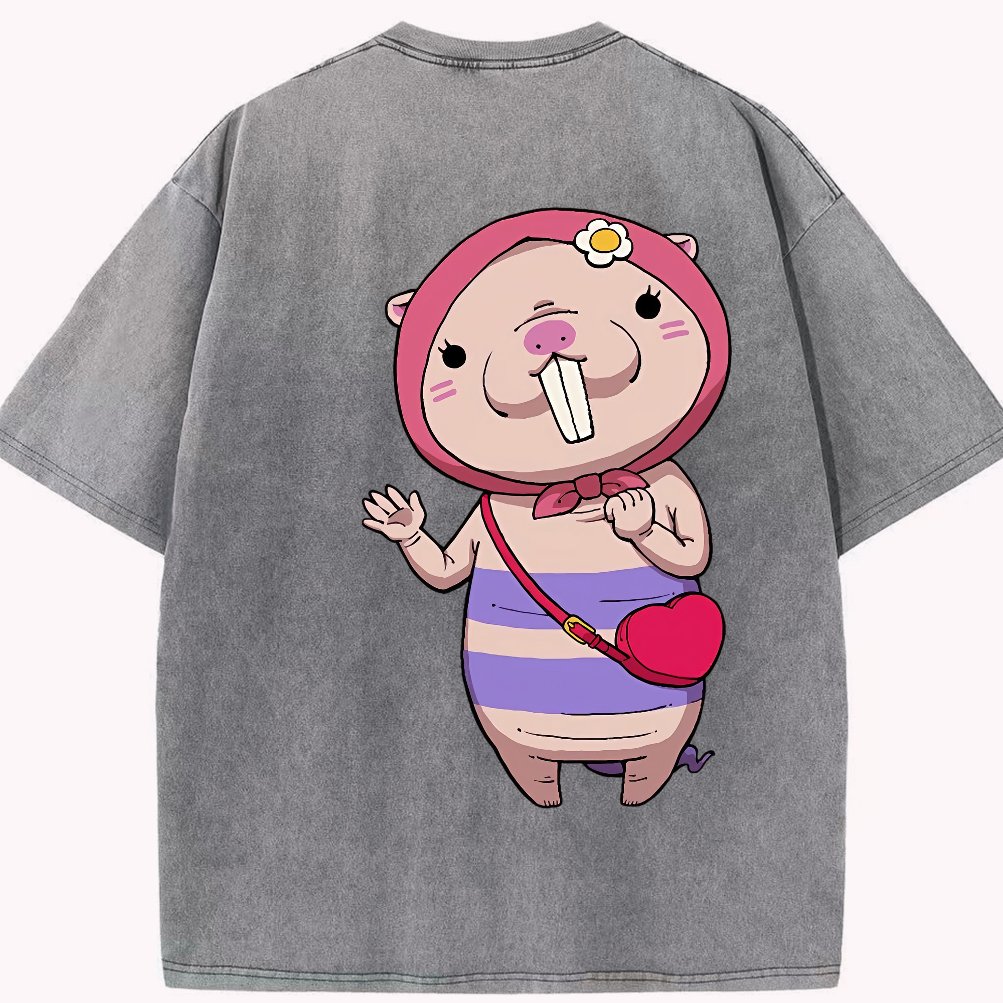 （画像用） 妖怪ウォッチ Yo-kai Watch 綿100% ヴィンテージ風 半袖Tシャツ（背面プリント）