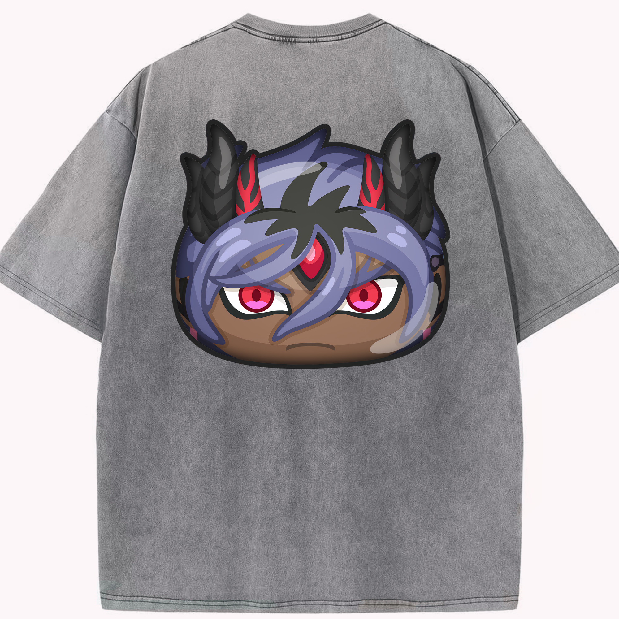 （画像用） 妖怪ウォッチ Yo-kai Watch 綿100% ヴィンテージ風 半袖Tシャツ（背面プリント）